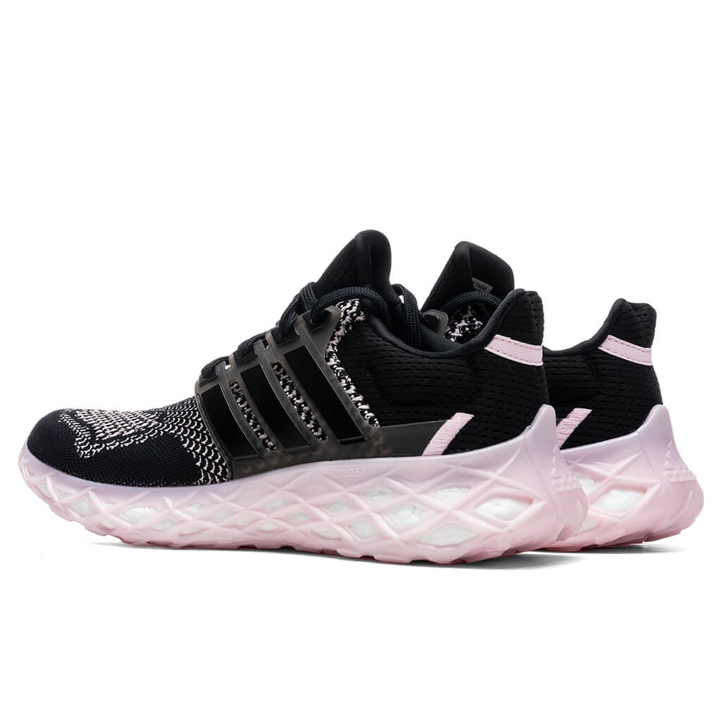 ADIDAS ORIGINALS WOMEN'S ULTRABOOST WEB DNA - CORE BLACK/CLEAR PINK - 3