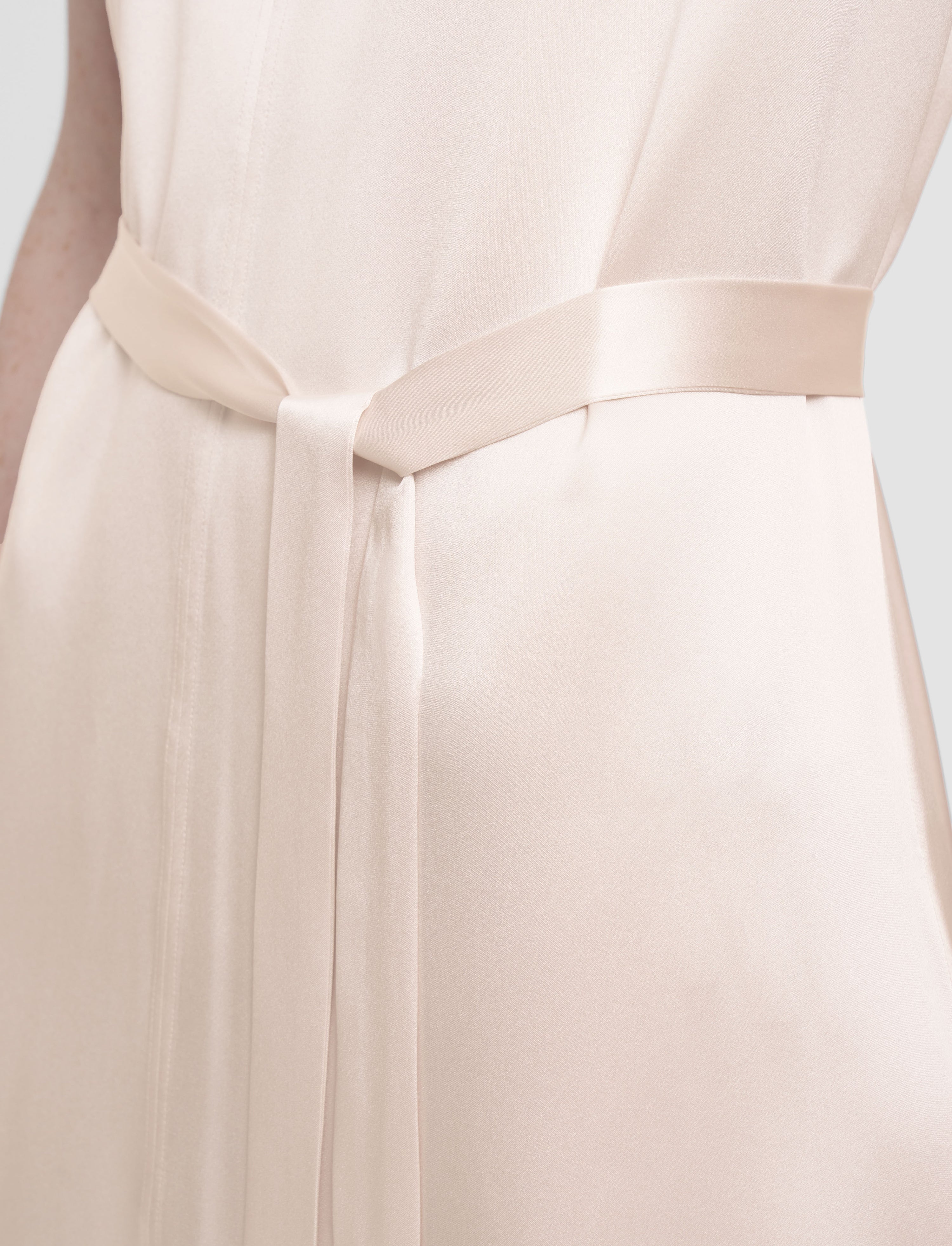 Daviel Silk Satin Dress - 5