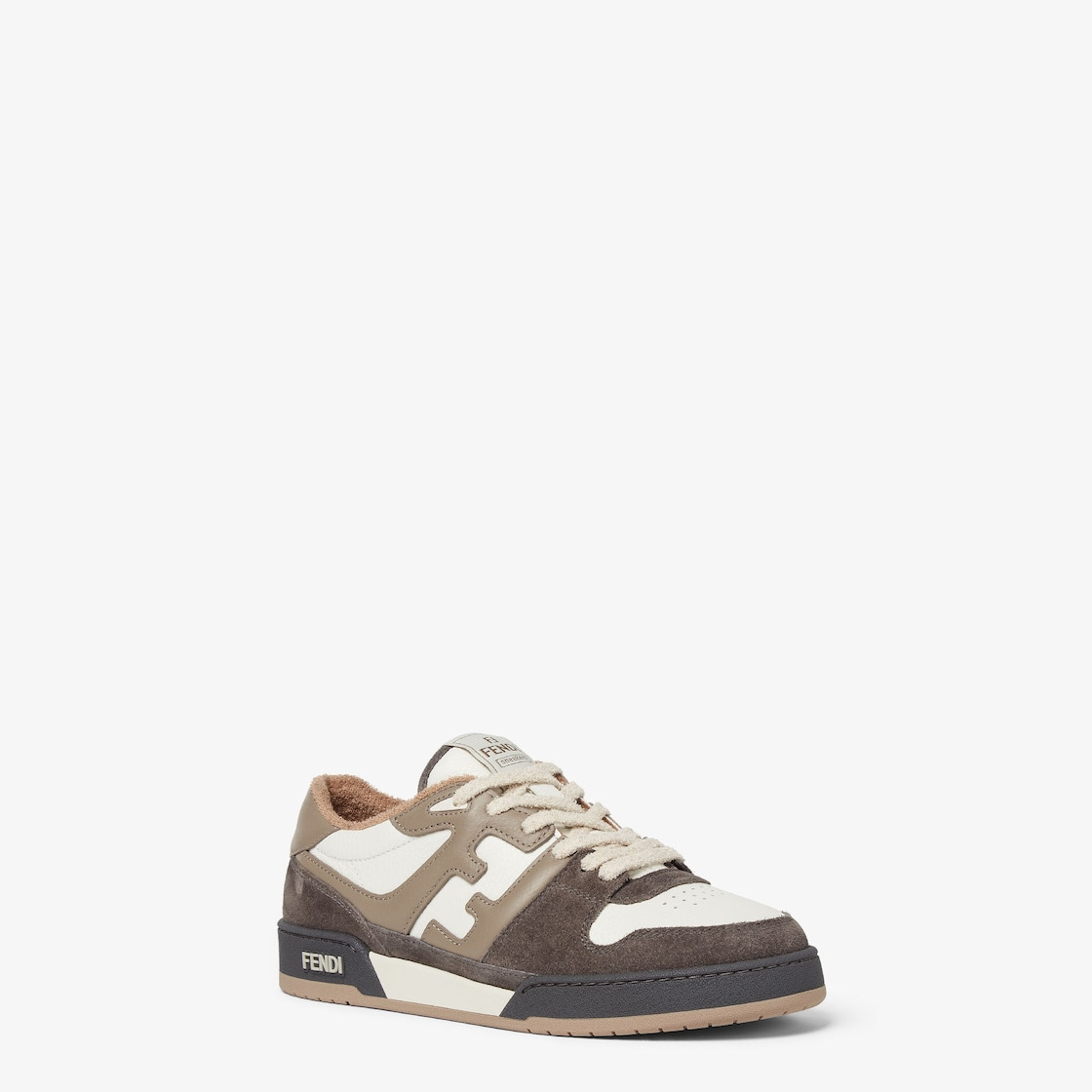 Gray suede low-tops - 2