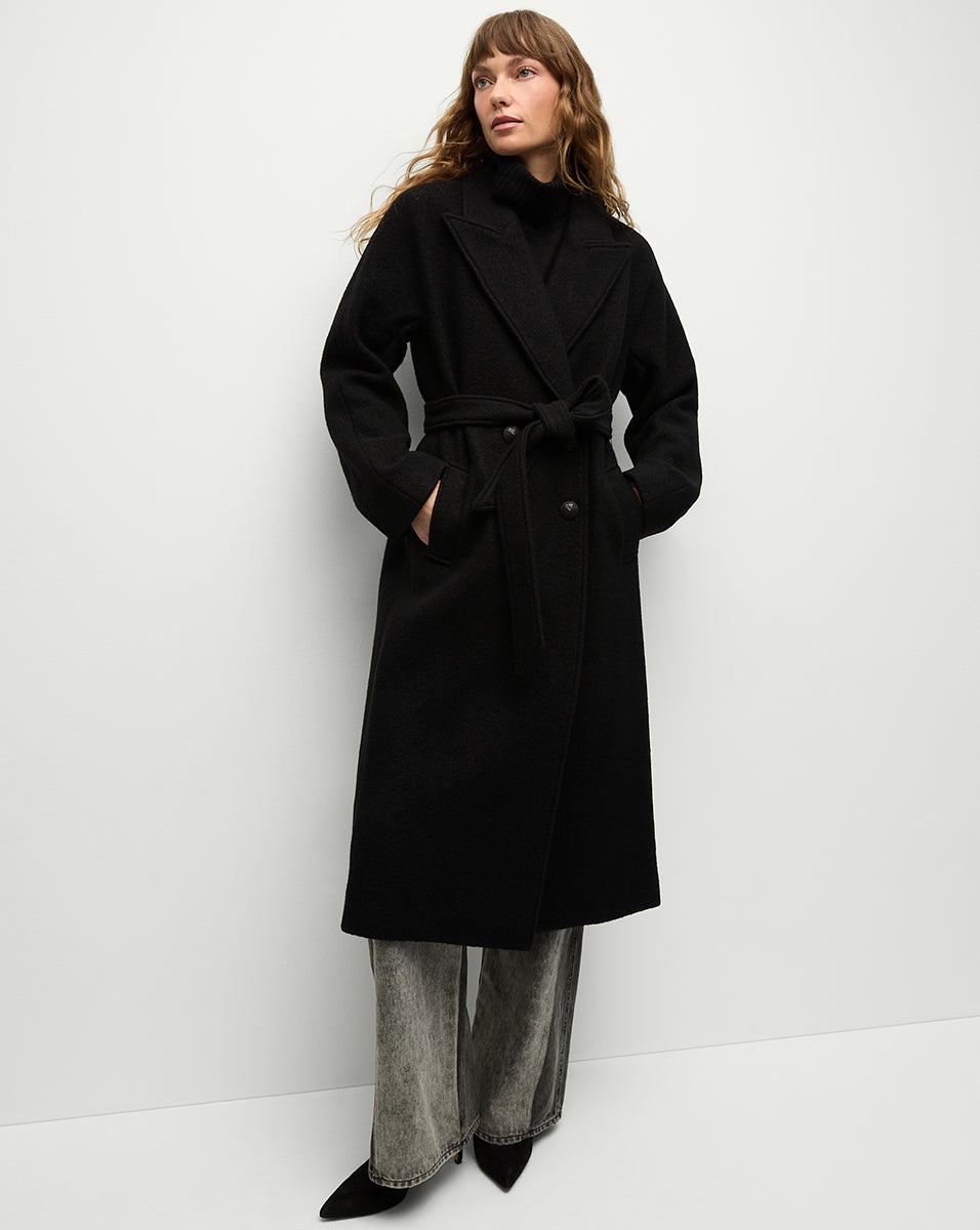 DELLA WOOL DICKEY COAT - 3