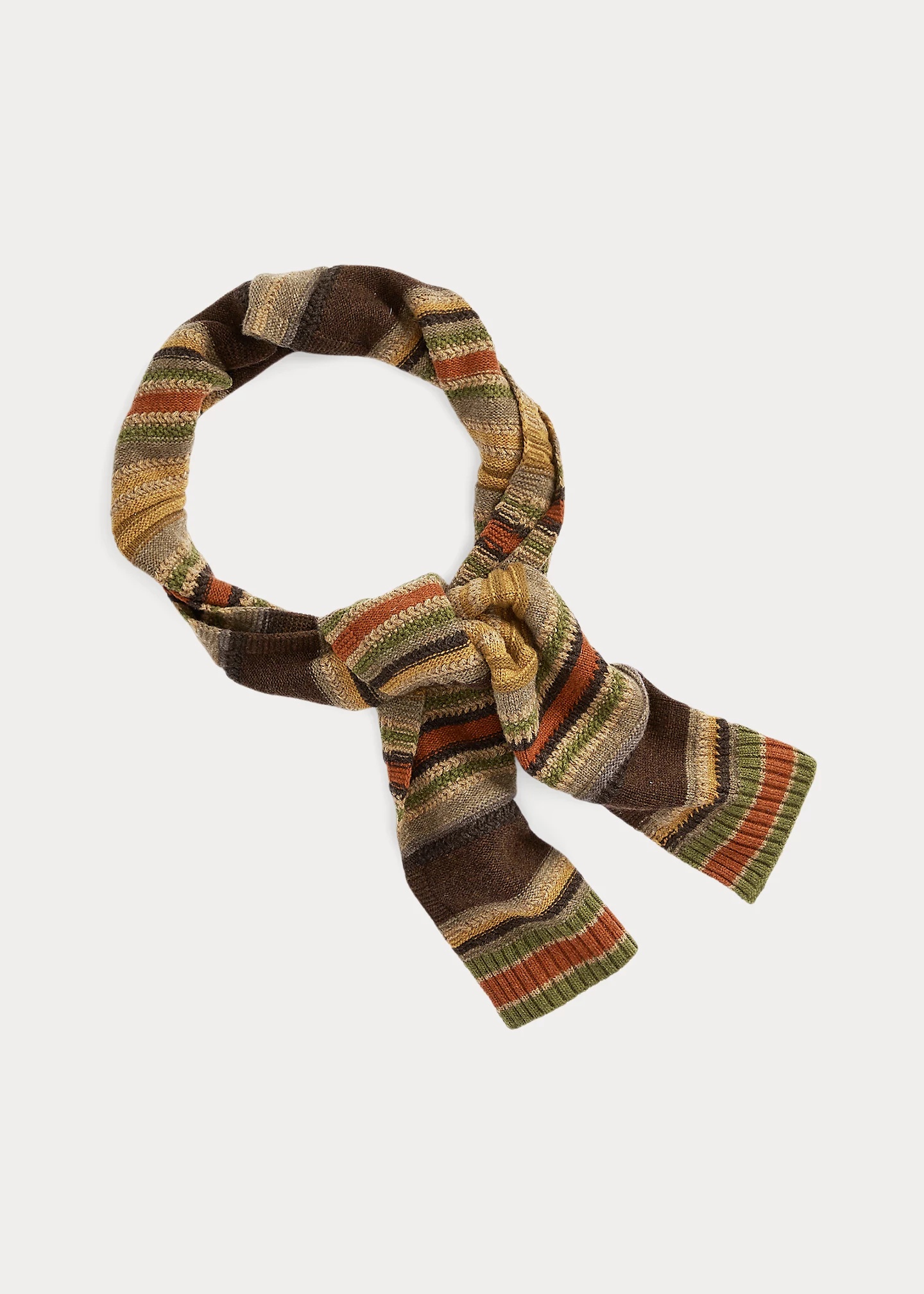 RRL by Ralph Lauren Striped Wool Scarf | REVERSIBLE