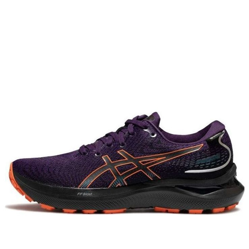 (WMNS) ASICS Gel-Cumulus 24 GORE-TEX 'Night Shade Nova Orange' 1012B311-500 - 1