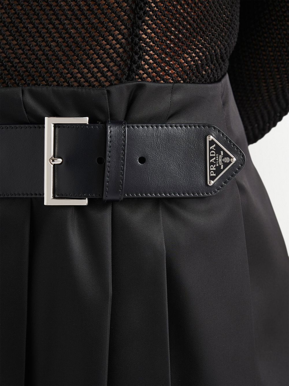 high-waisted pleated skirt - 5