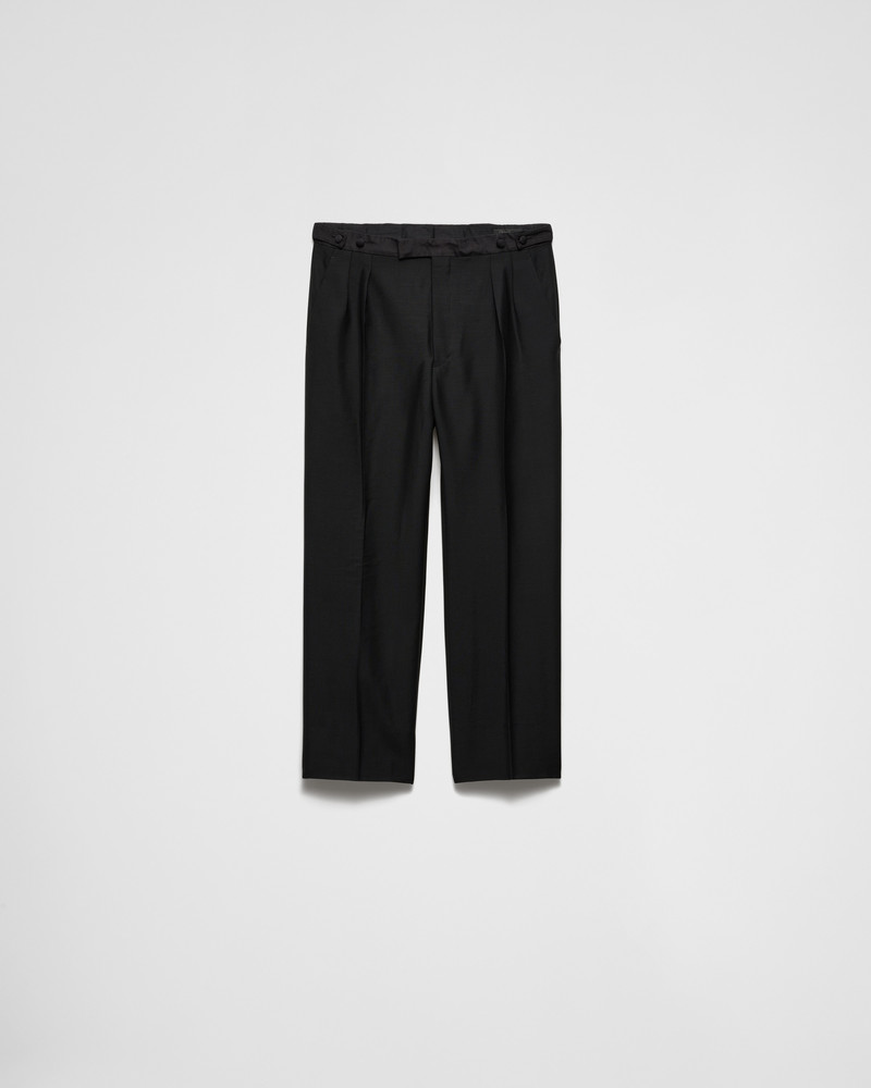 Mohair wool trousers - 1