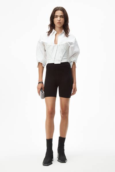 Alexander Wang foundation bodycon bike shorts outlook