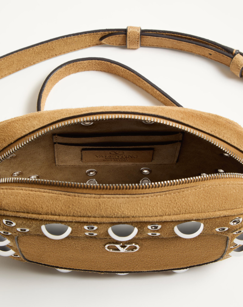 Valentino VALENTINO GARAVANI NELLCÔTE SUEDE SHOULDER BAG outlook