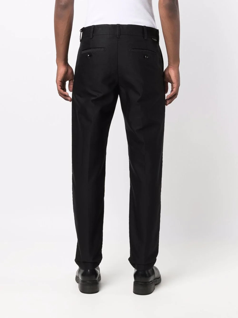 tailored straight-leg trousers - 4