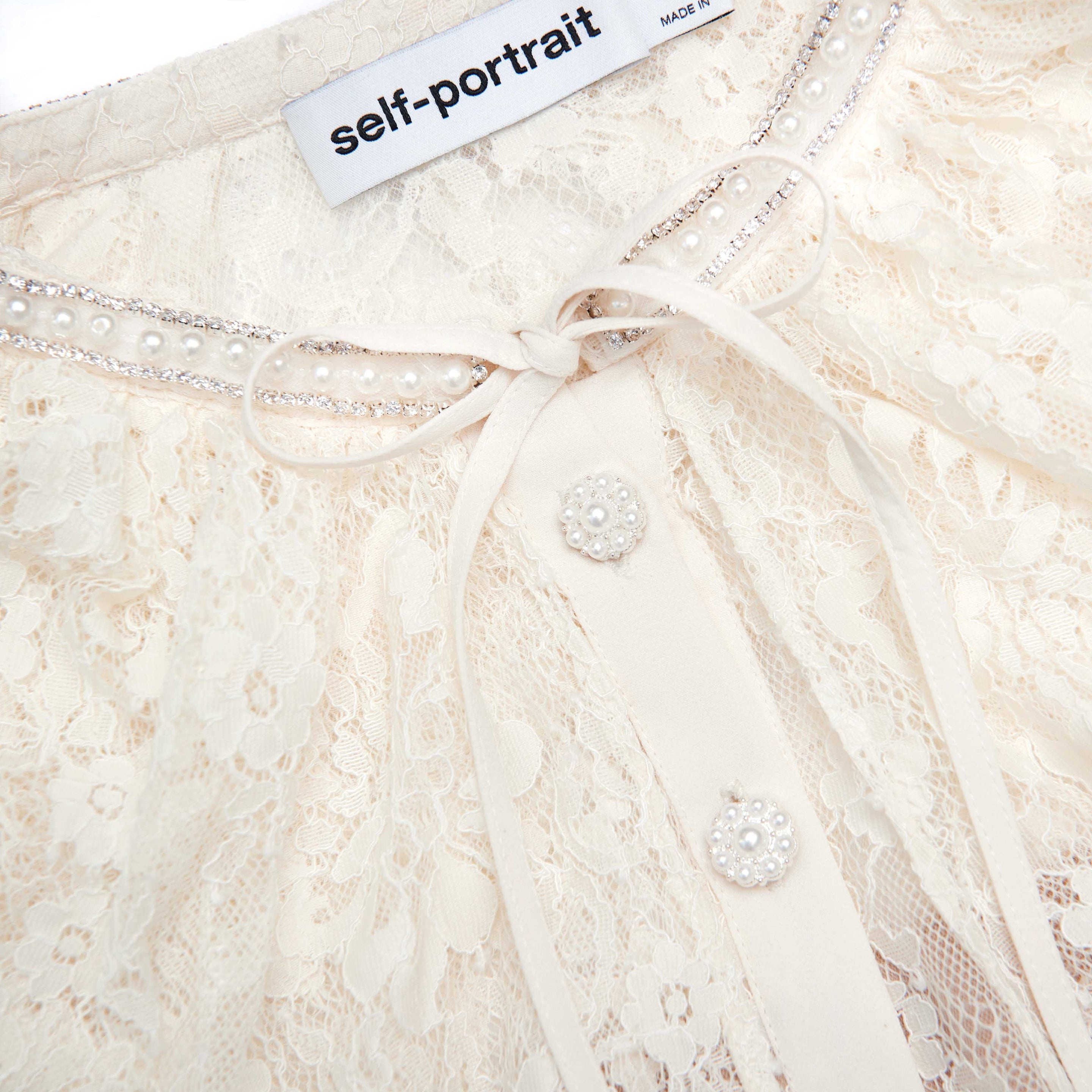 White Lace Cape Maxi Dress - 5