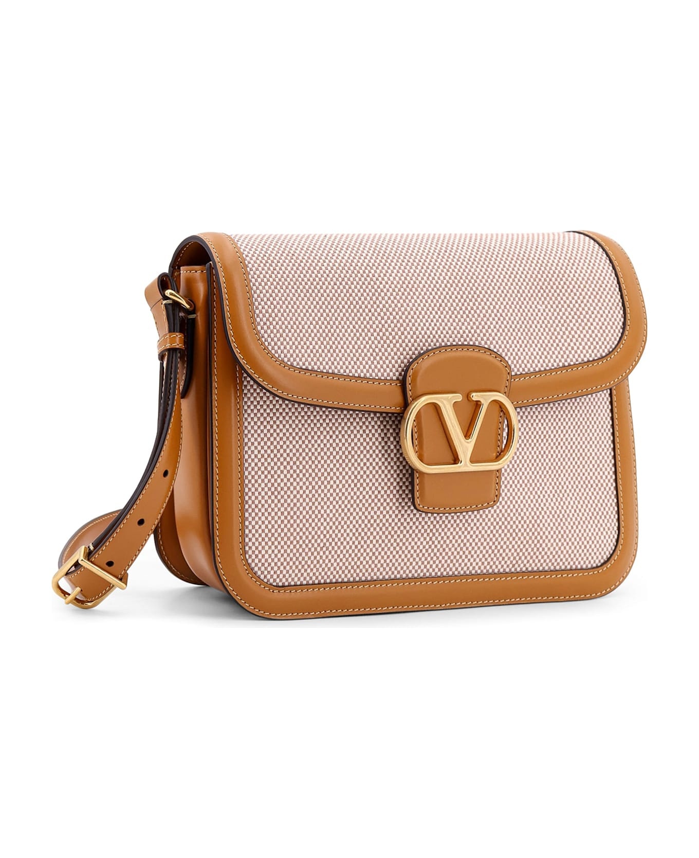 Logo Plaque Foldover Top Shoulder Bag - 3