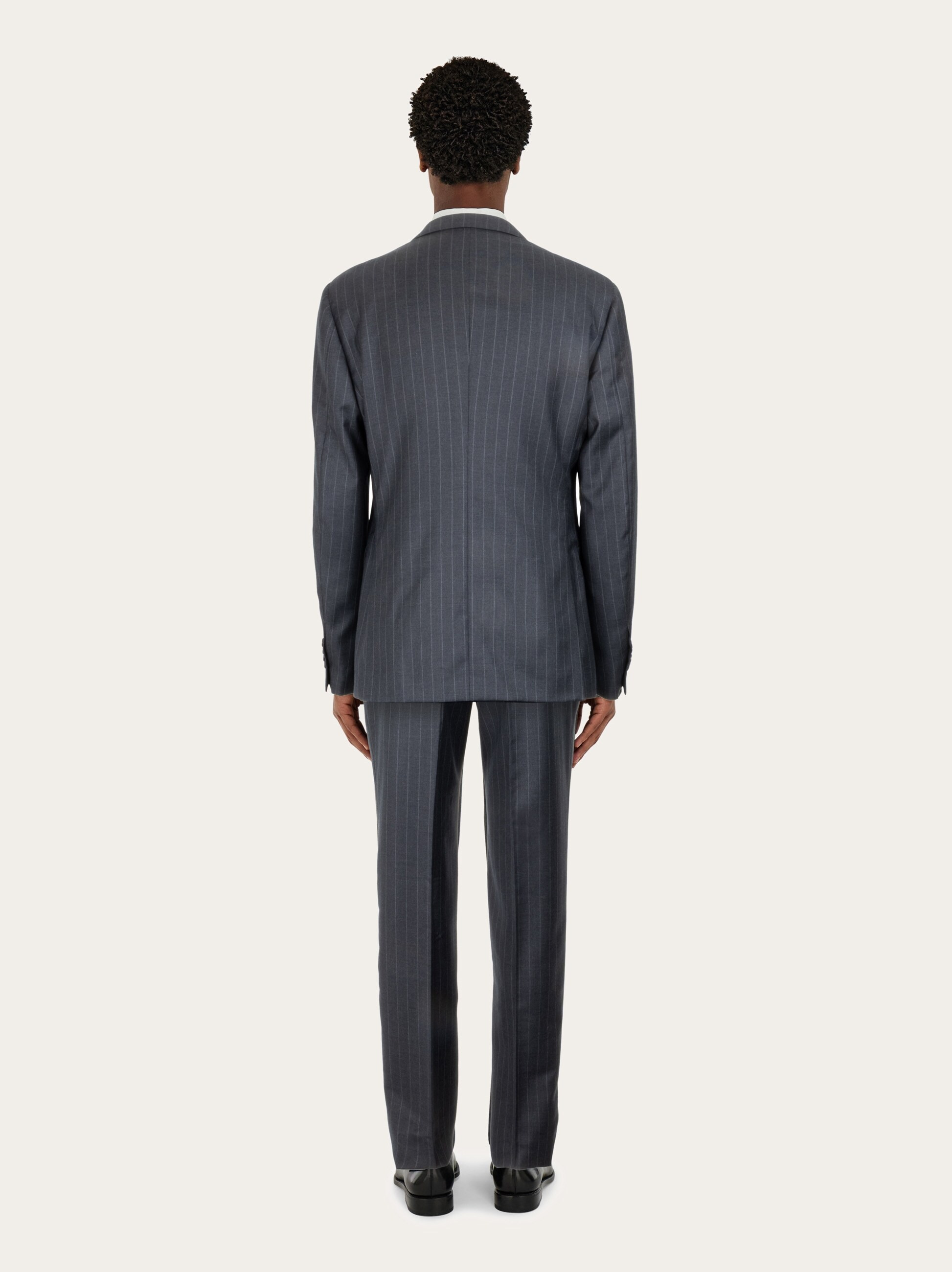 Check suit in wool - 3