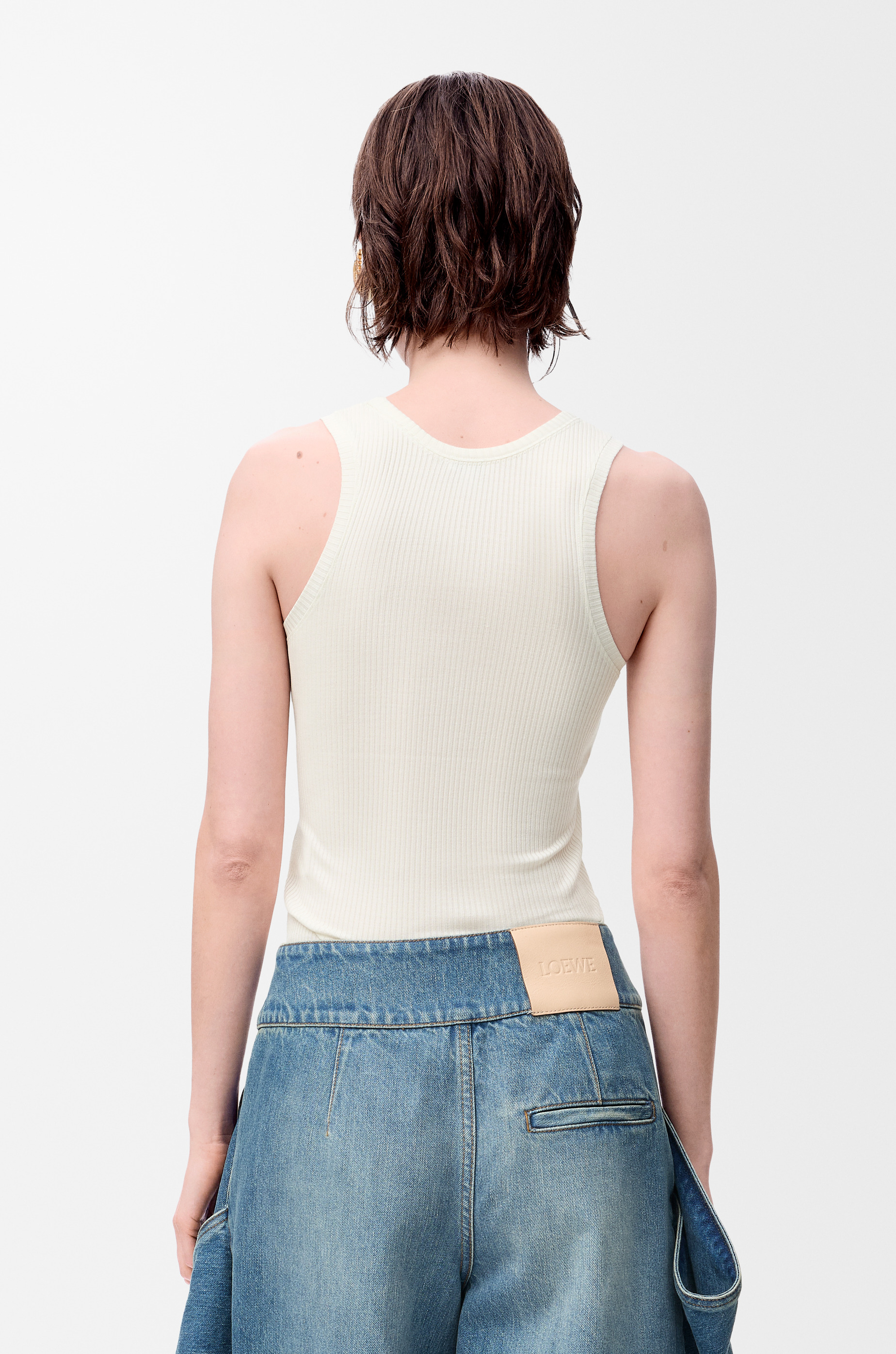 Anagram tank top in silk - 4
