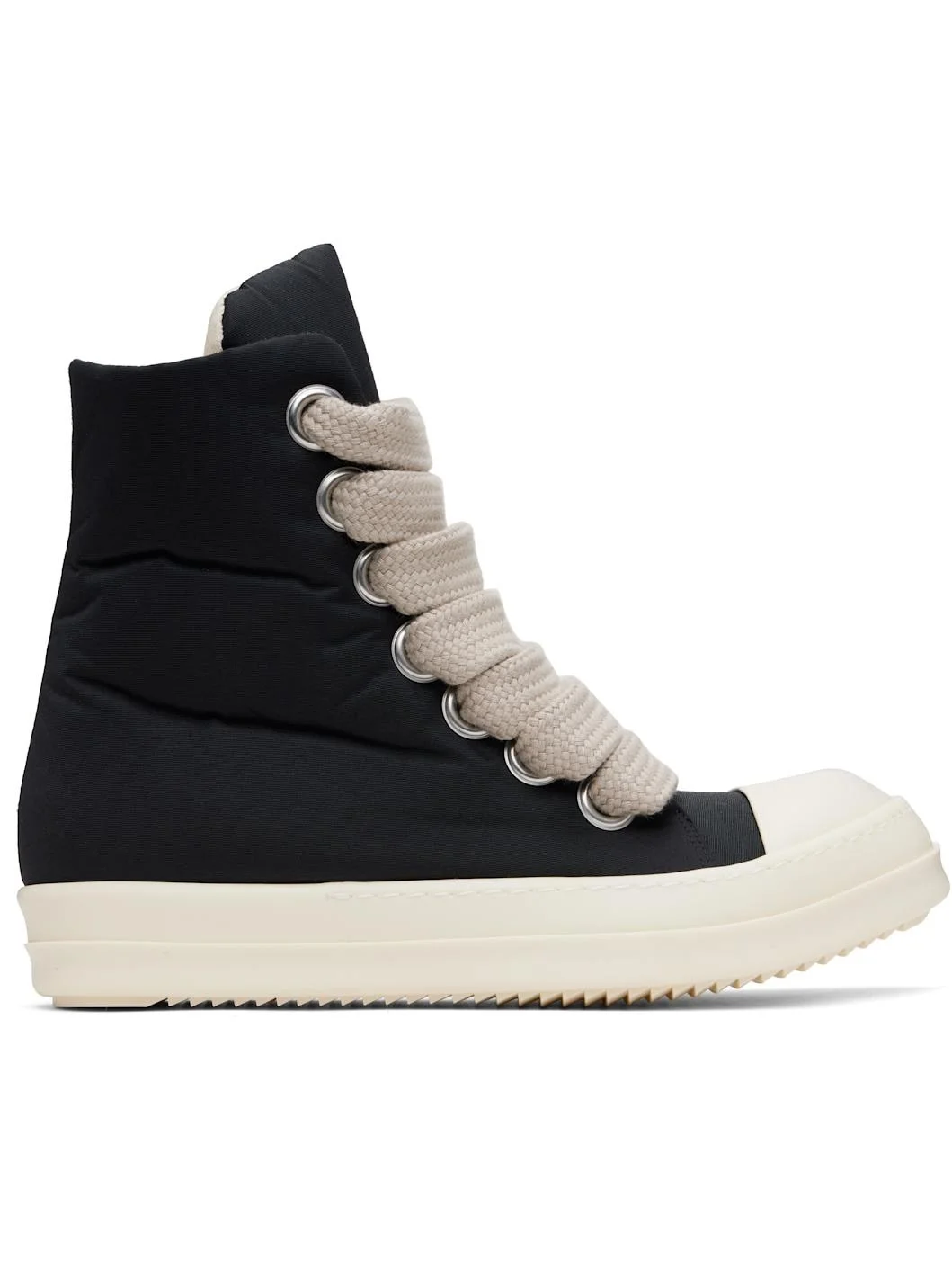 Black Hollywood Jumbo Lace Puffer Sneaks Sneakers - 1