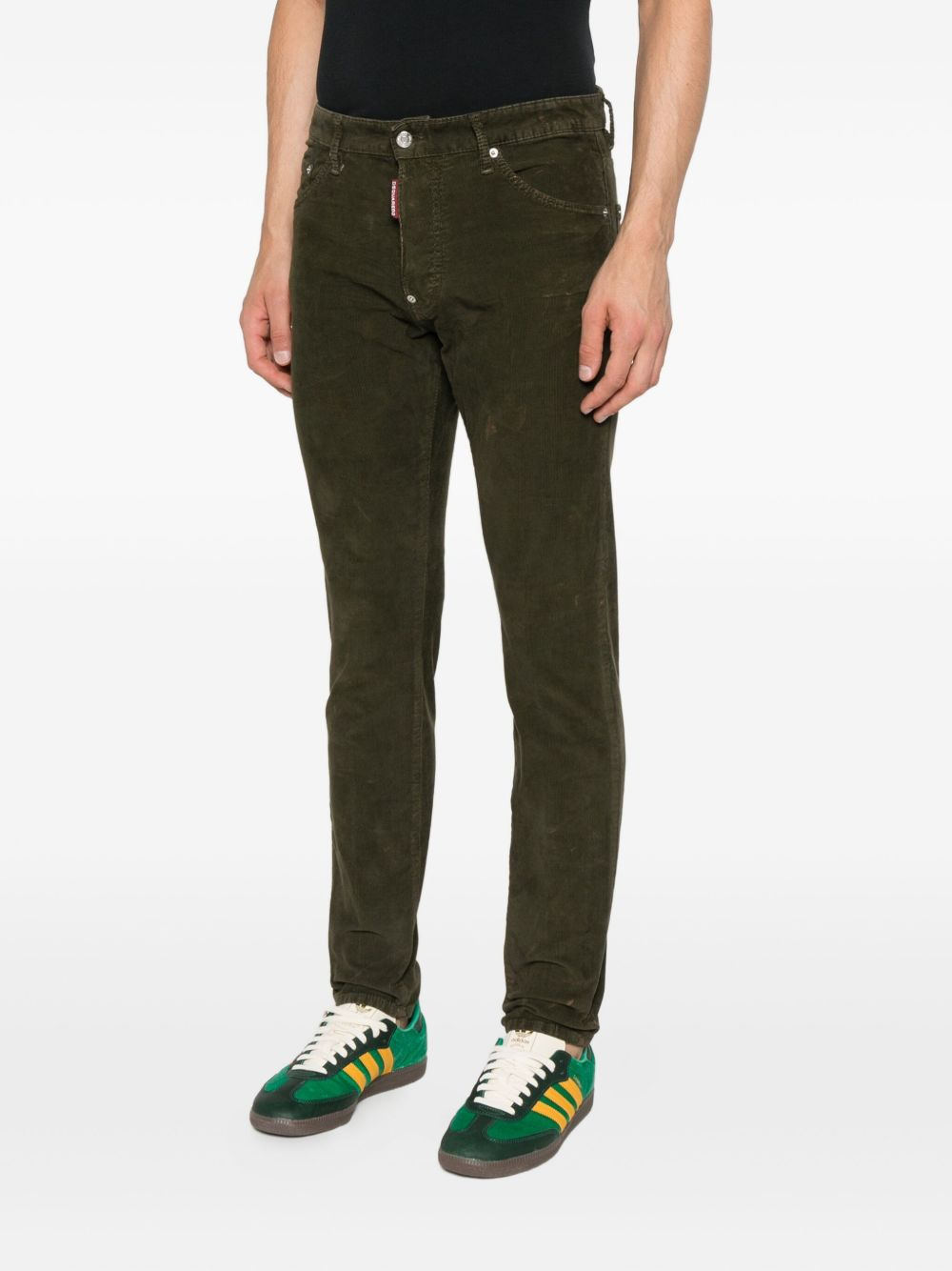 corduroy slim-fit jeans - 3