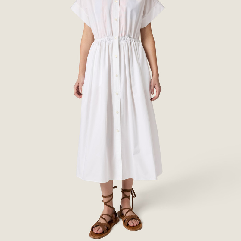 Poplin midi-dress 5