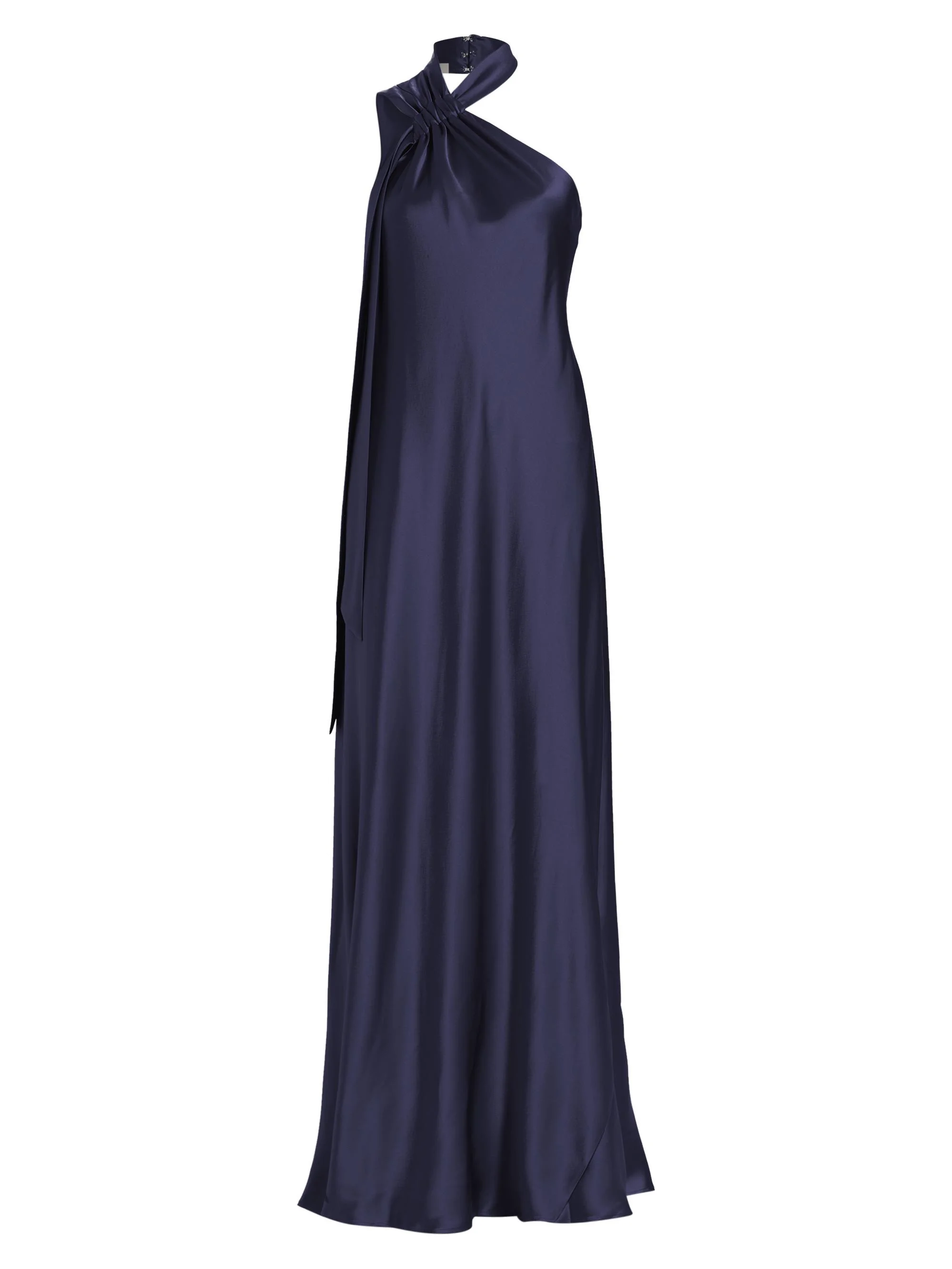 Women's Ushuaia Satin Tieneck Gown - Midnight - 1