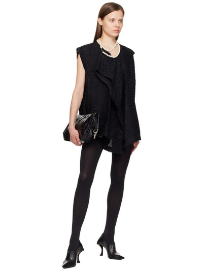 Junya Watanabe Black Asymmetric Minidress outlook