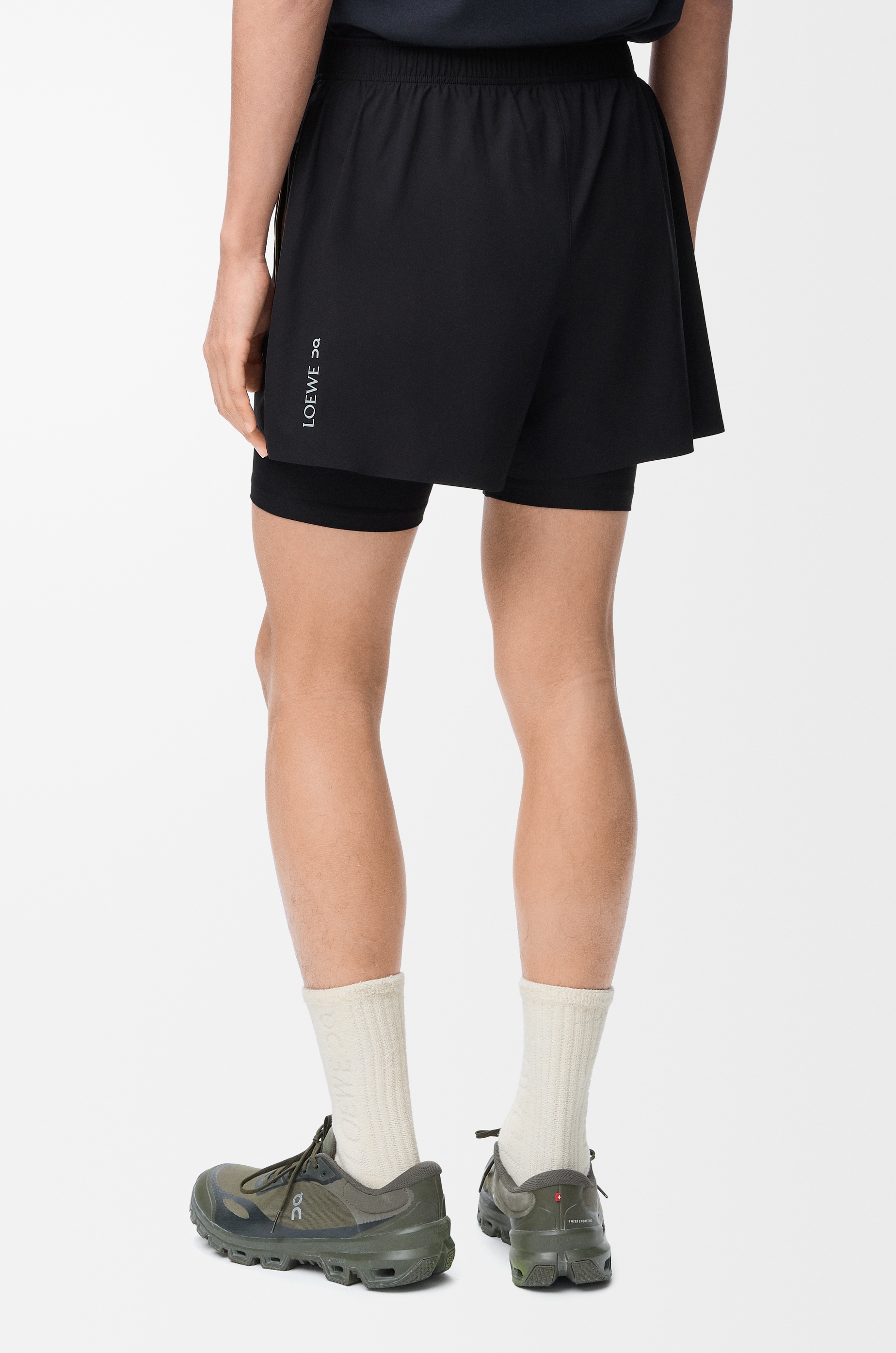 Performance shorts in technical shell - 4