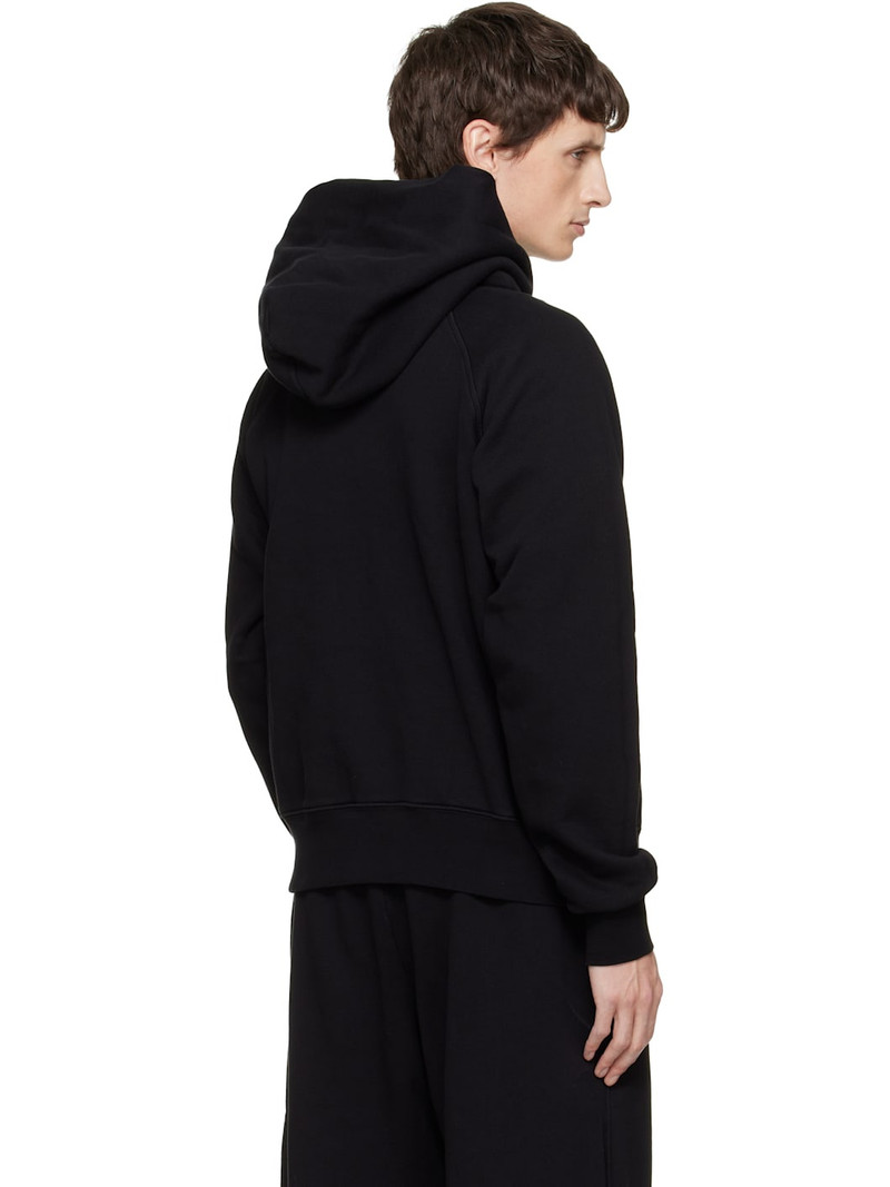Black Heavyweight Classic Raglan Hoodie 3