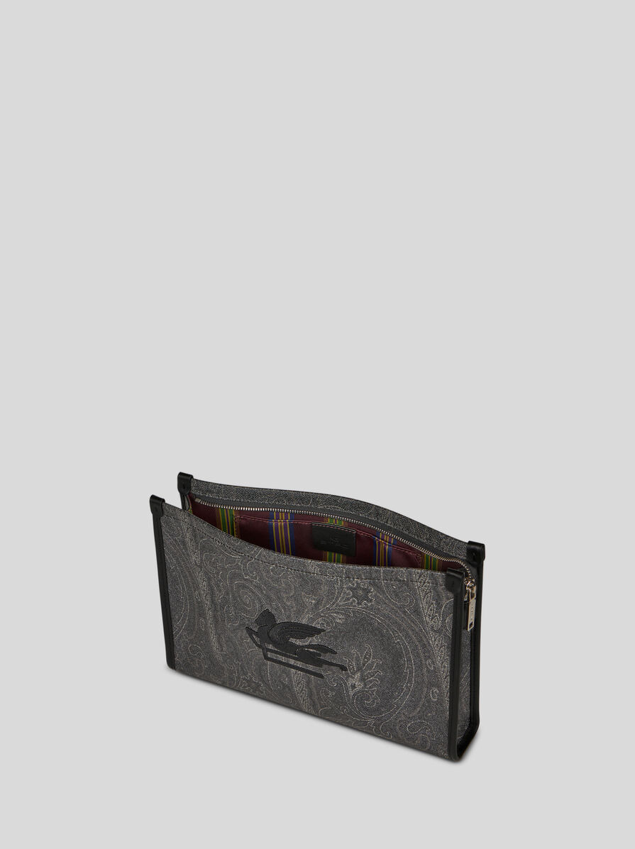 LARGE ARNICA POUCH WITH PEGASO DETAIL - 4