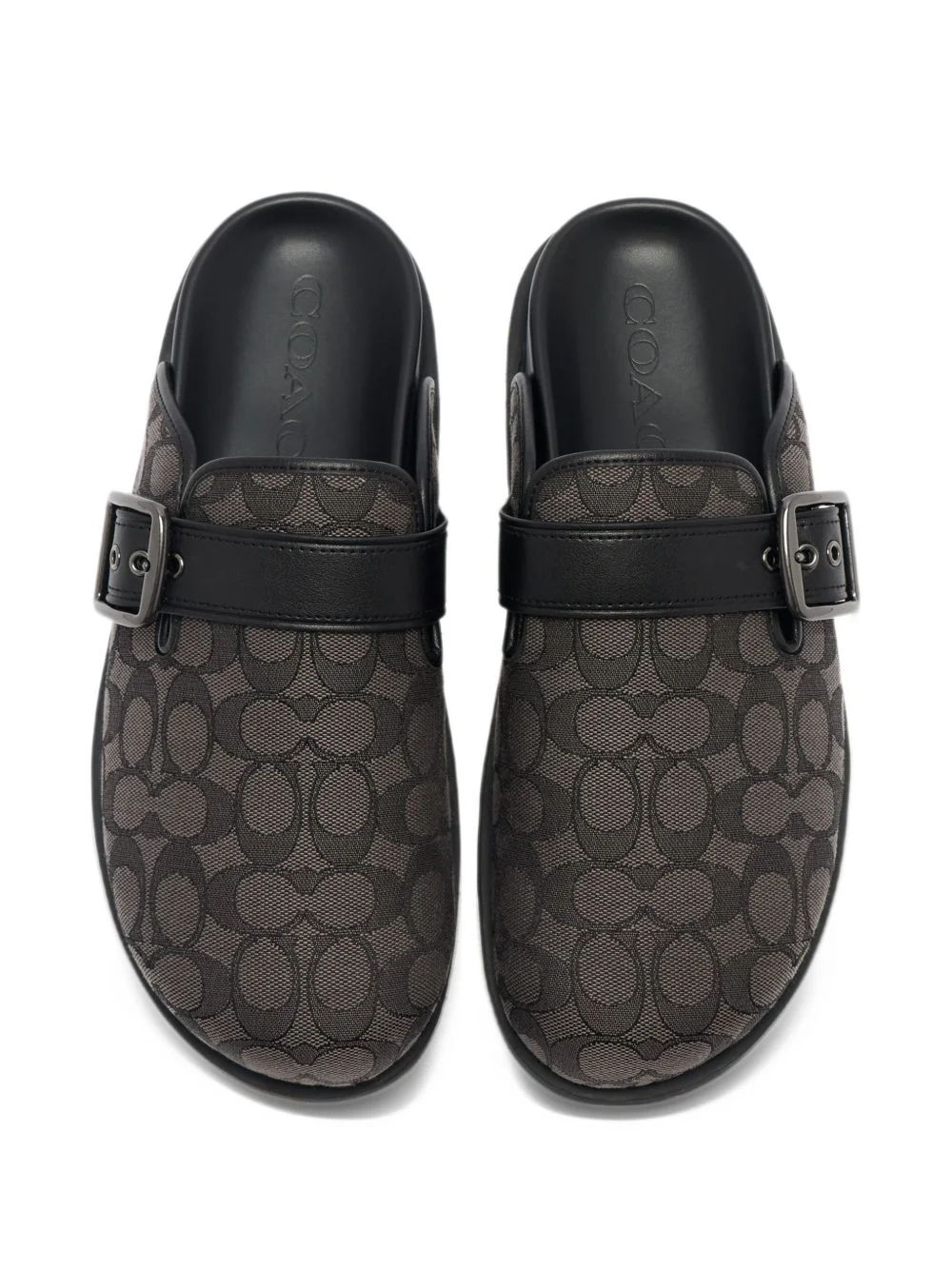 buckle clog in Signature Jacquard - 1