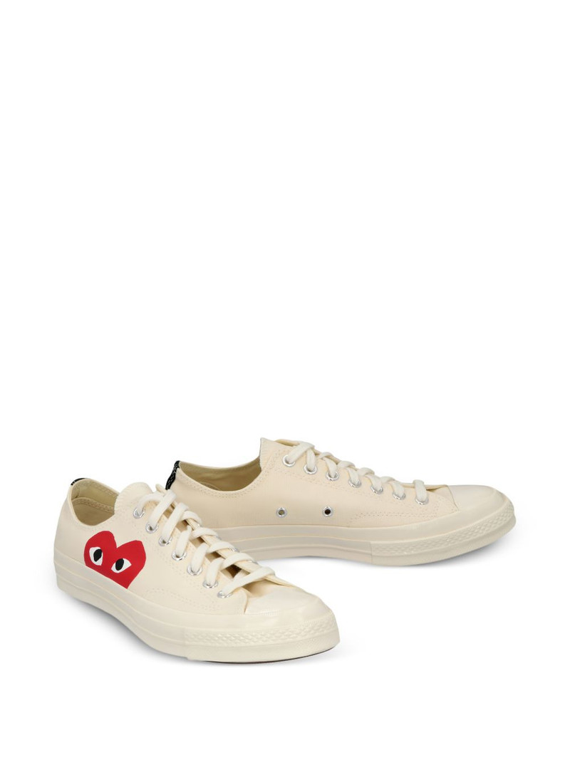 Comme Des Garçons x Converse Play Chuck Taylor'70 print cap-toe sneakers outlook