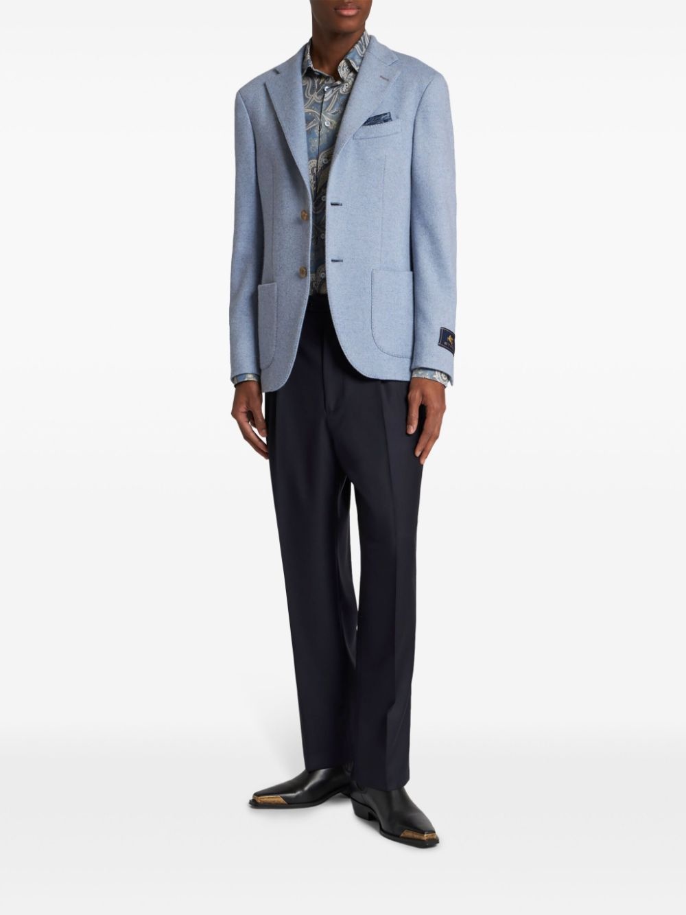 single-breasted blazer - 2