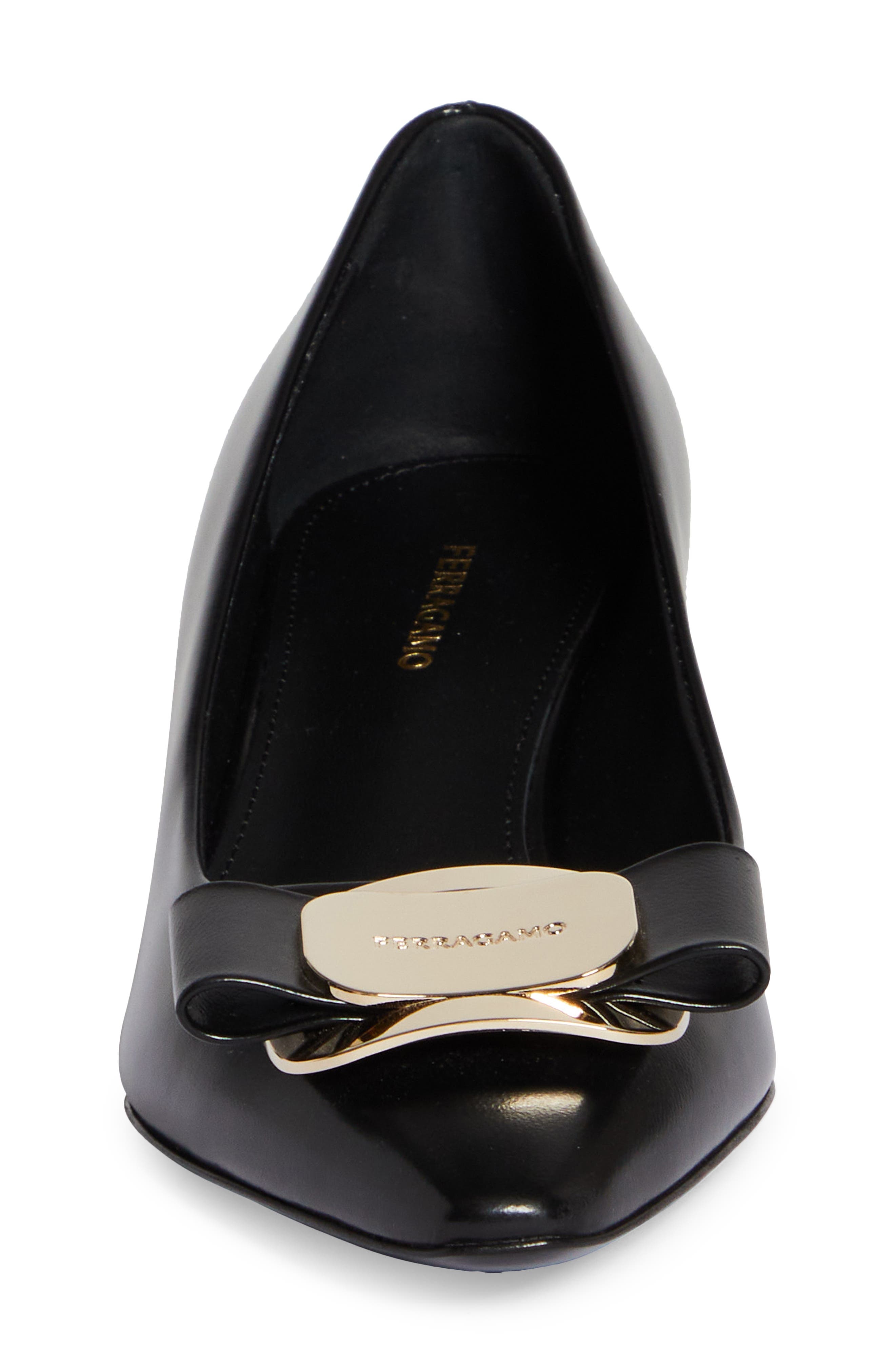 Zelma Bow Kitten Heel Pointed Toe Pump - 4