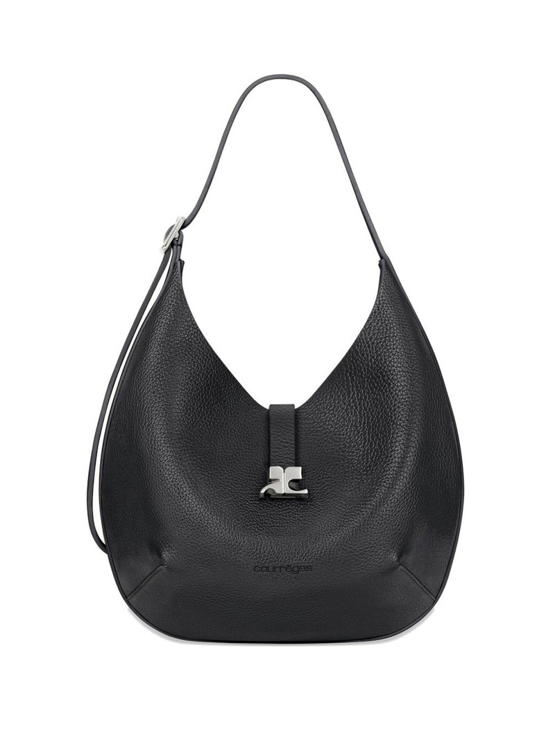courrèges logo-buckle shoulder bag outlook