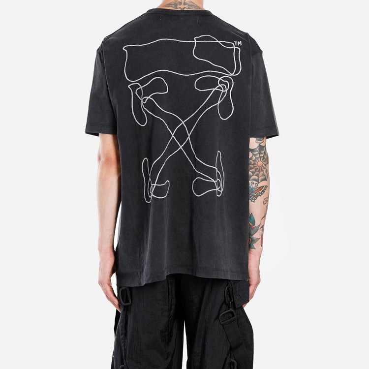 Off-White Abstract Arrows T-Shirt 'Black' OMAA038F191850111001 - 4