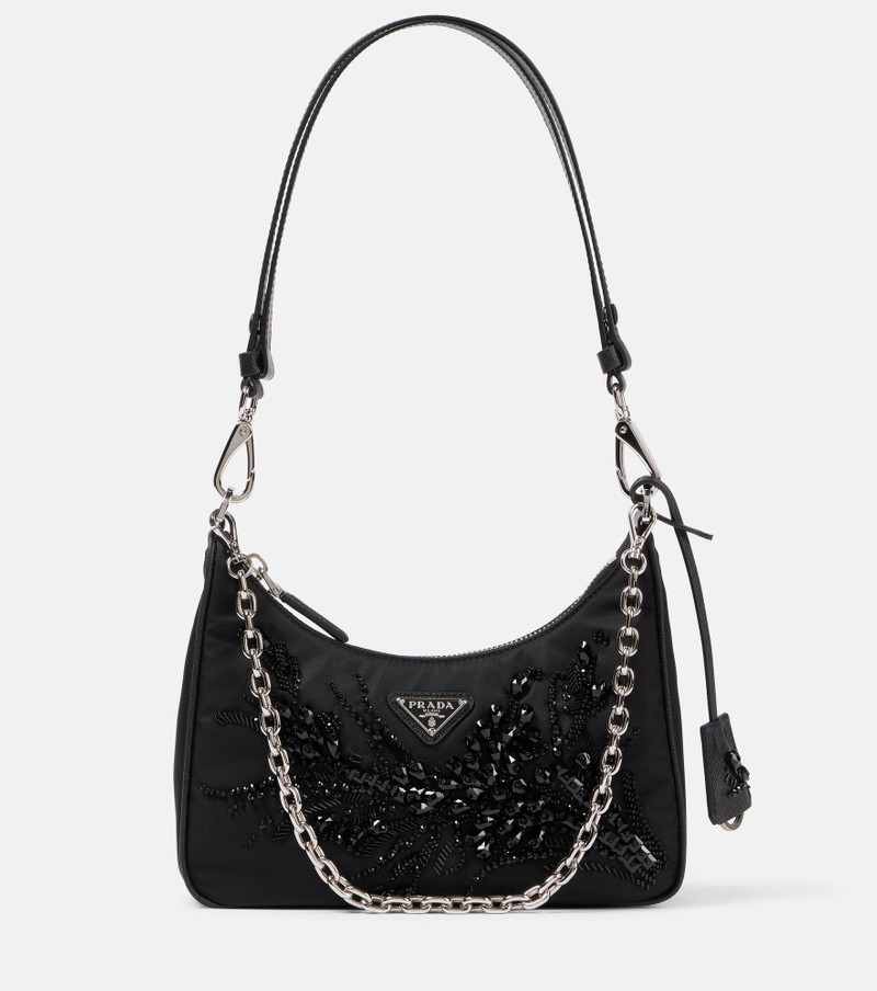 Re-Edition embellished shoulder bag 1