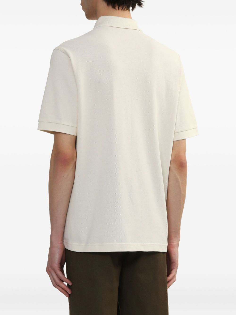 Towelling Panel short-sleeve shirt - 4