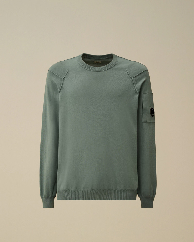Cotton Sea Island Crewneck Lens Knit 1