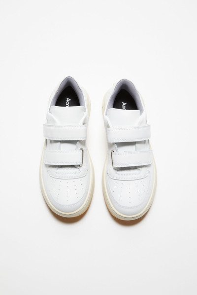 Acne Studios Velcro strap sneakers - White outlook