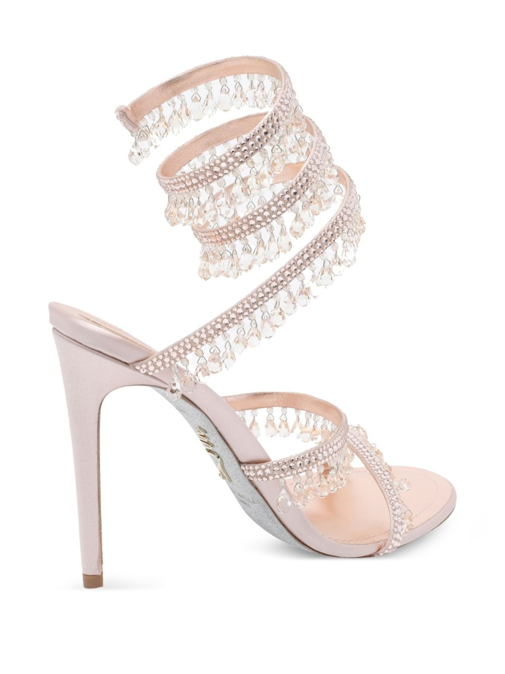 105mm crystal-chandelier heeled sandals - 3