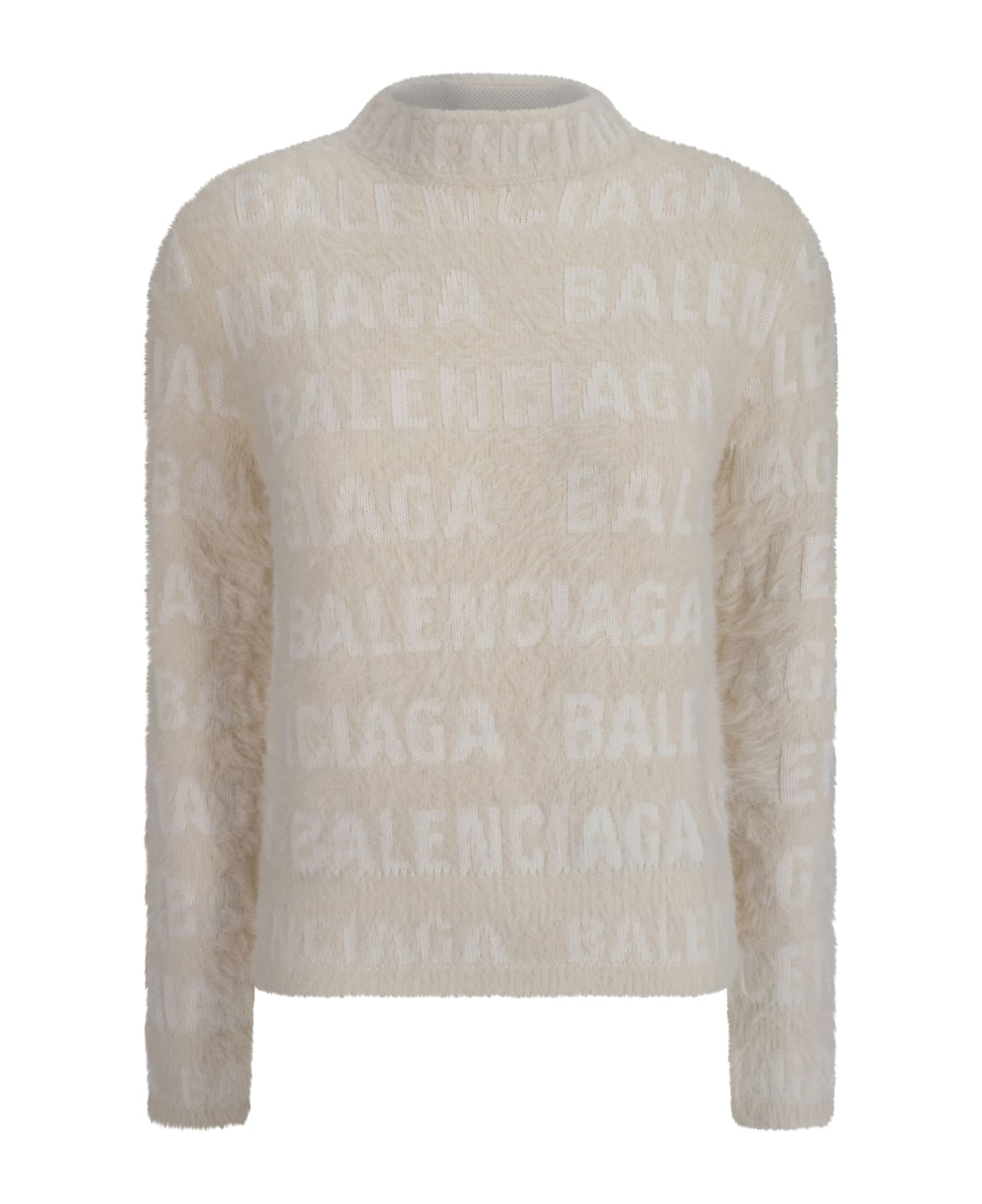 Furry Fitted Sweater - 1
