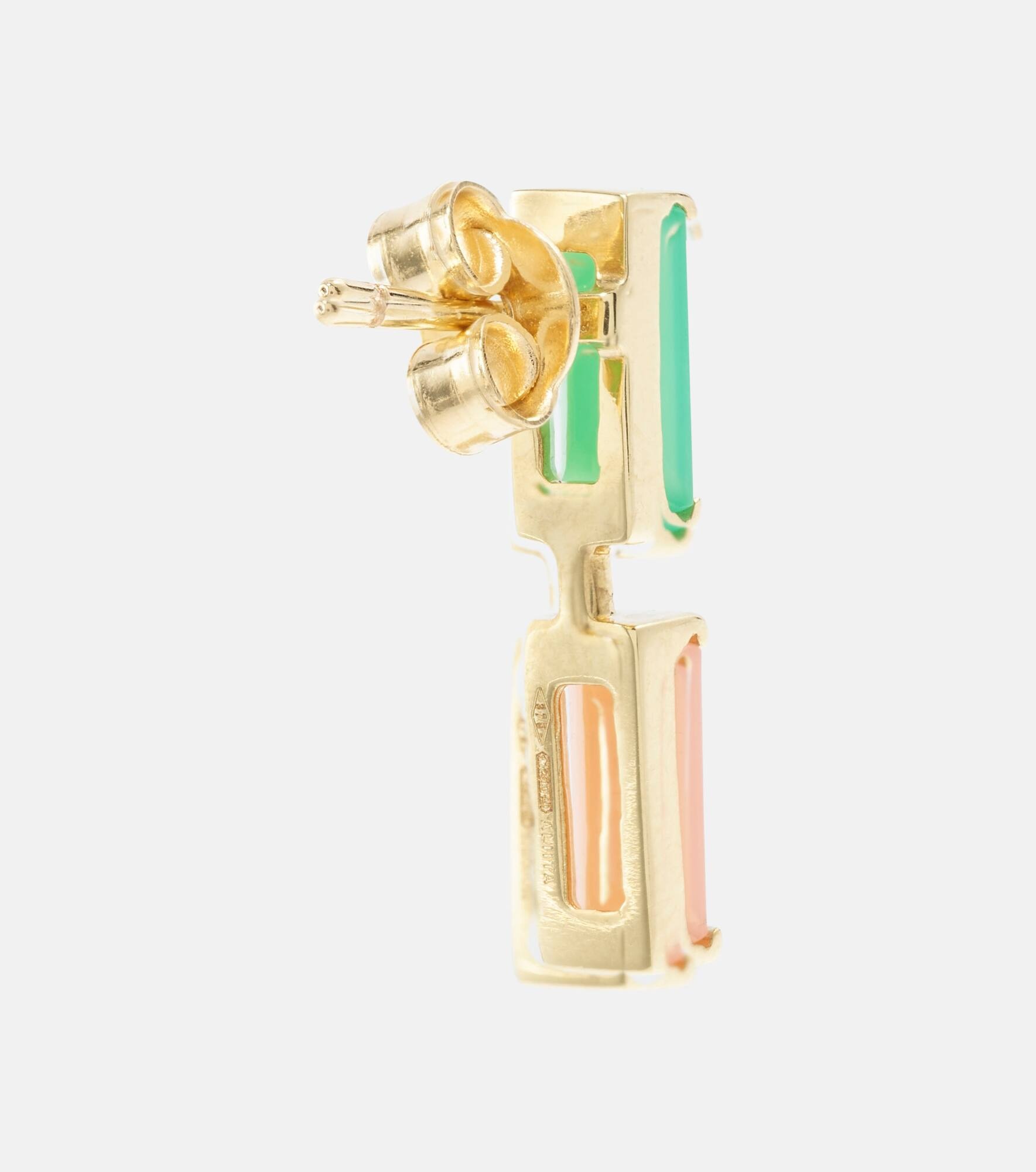 【ALIITA】Compuesta 9kt gold with gemstones 関税送料込 ALIITA Compuesta 9kt gold necklace with gemstones | REVERSIBLE
