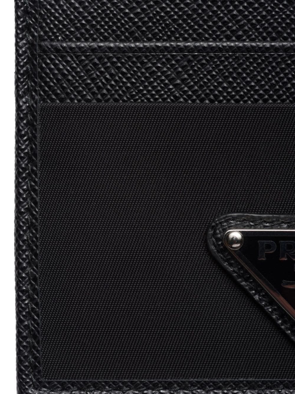 triangle-logo leather wallet - 3