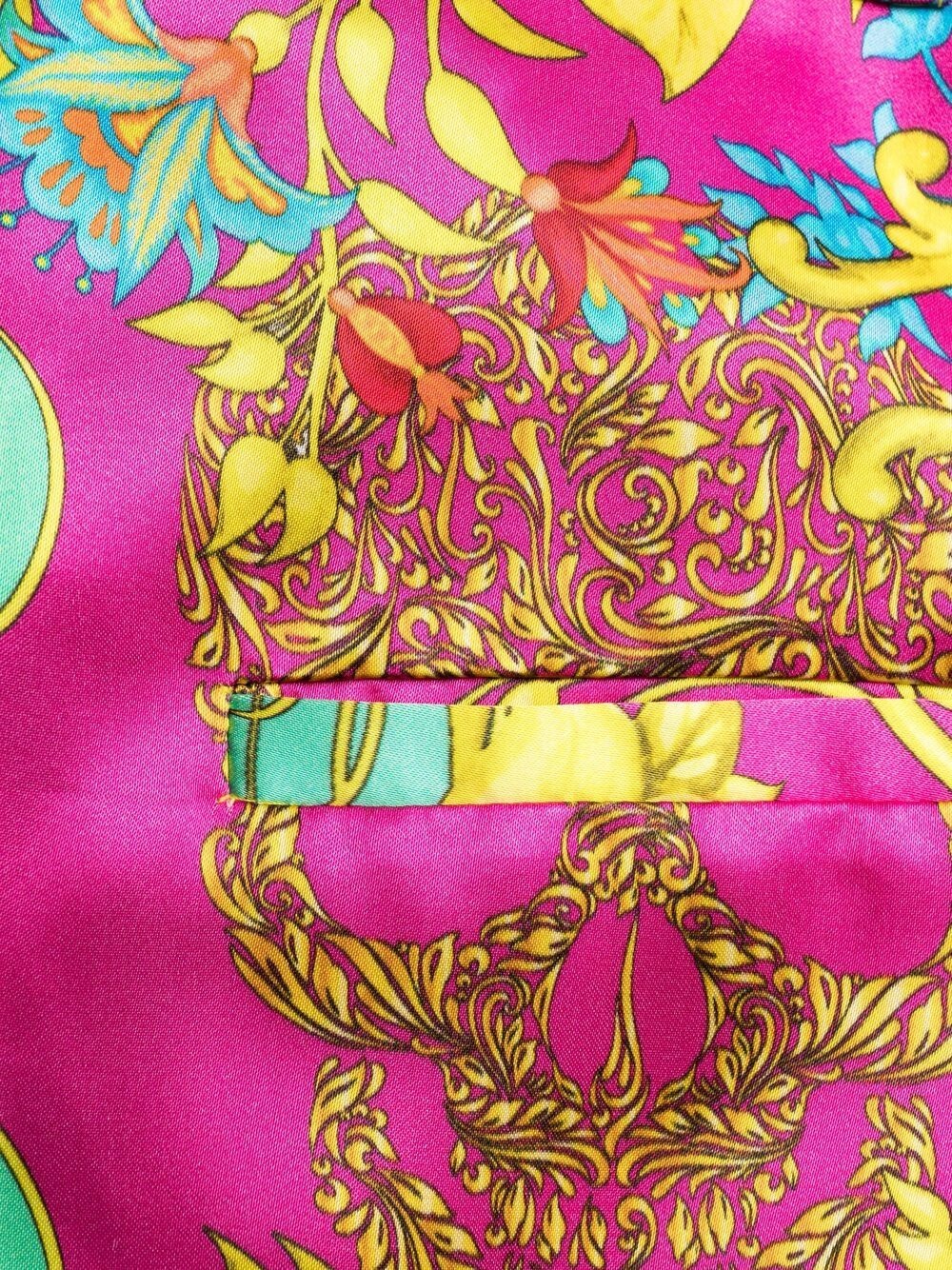New Baroque print trousers - 8