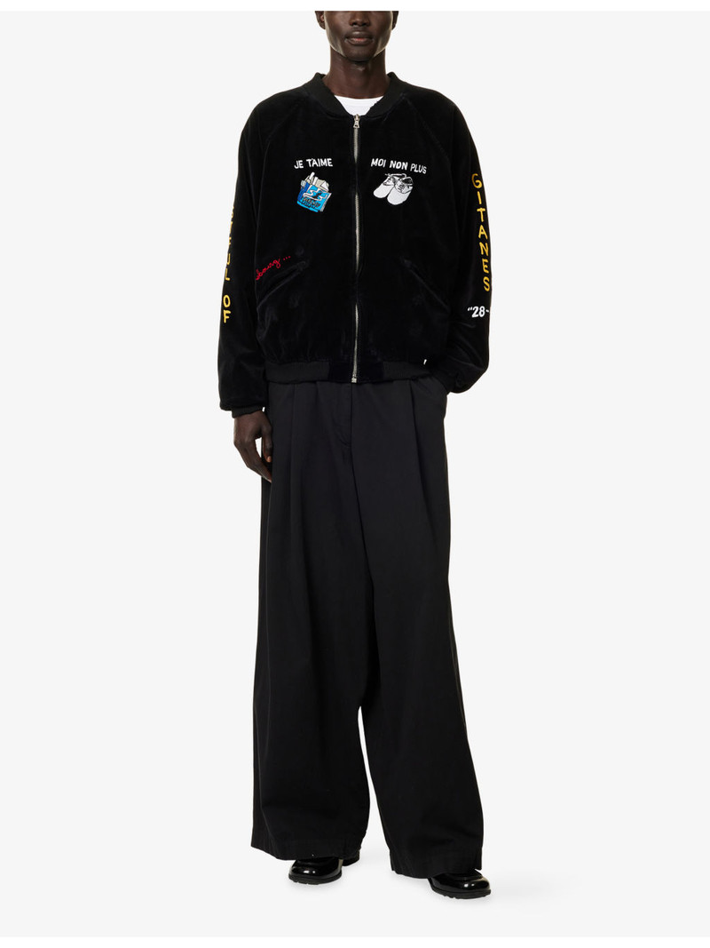 Paly Serge Souvenir Embroidered Velour Jacket outlook