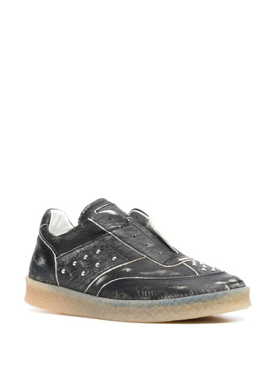 MM6 Maison Margiela logo-patch low-top sneakers outlook