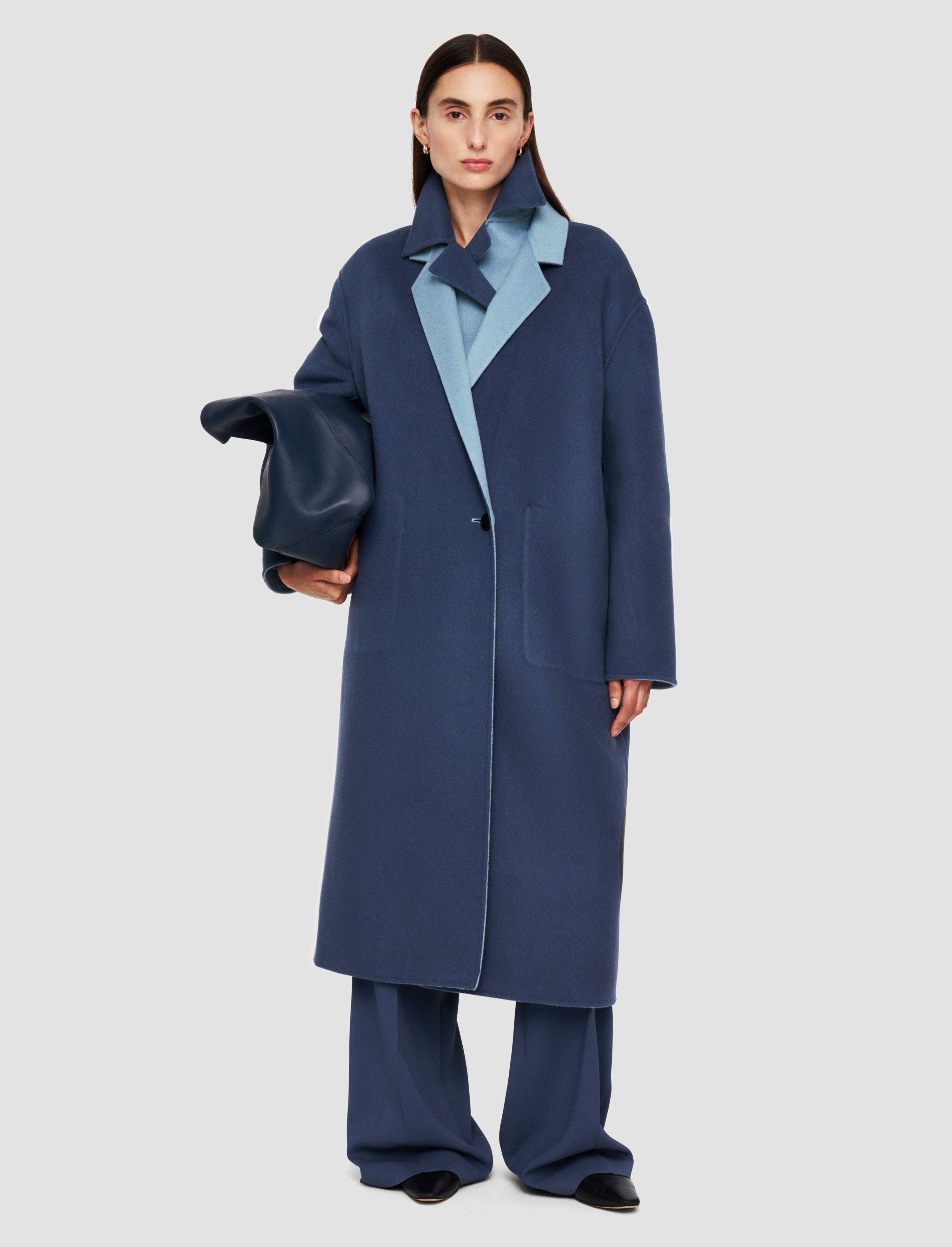 Edmond Reversible Double Face Cashmere Coat - 2