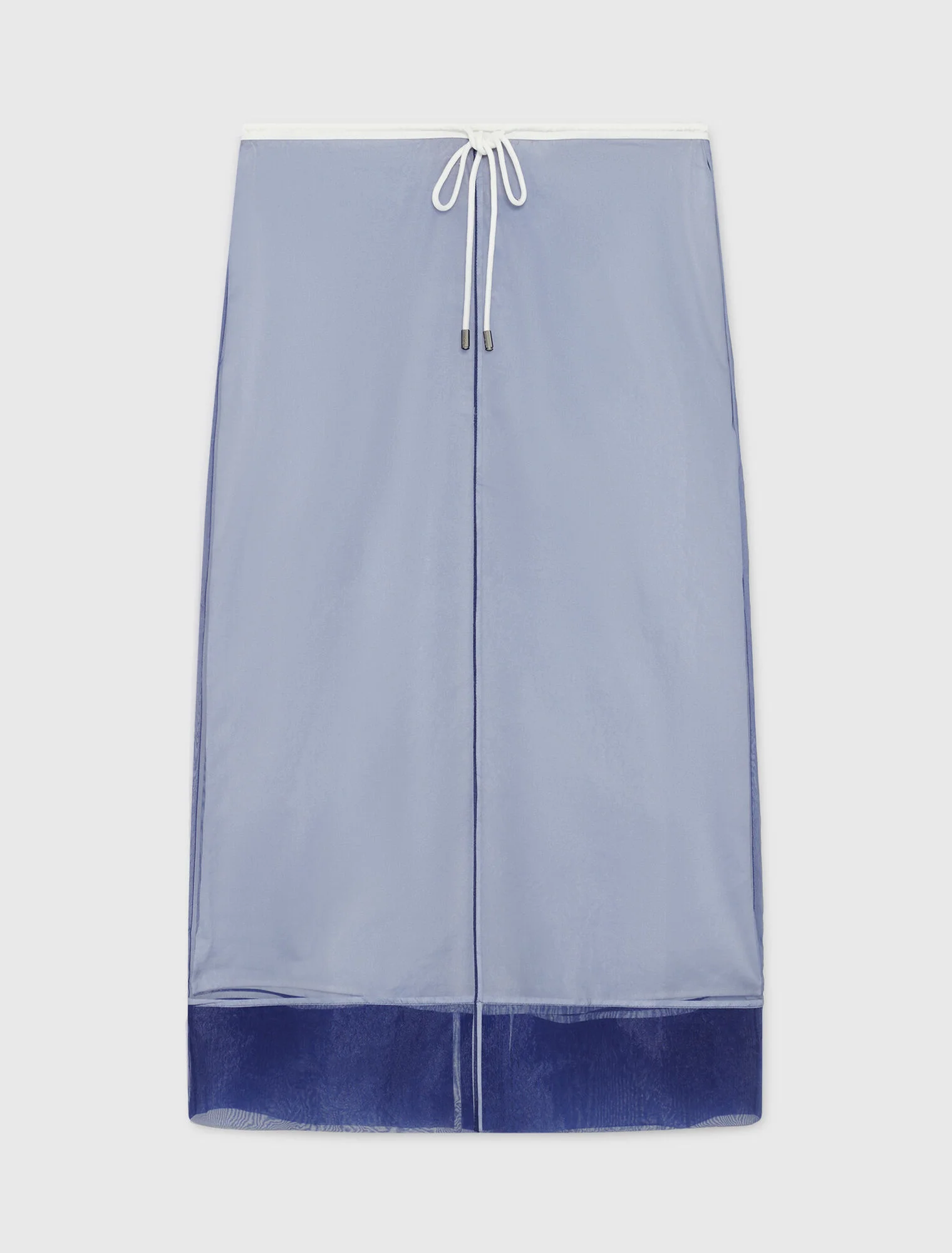 Cotton and removable organza skirt - 1