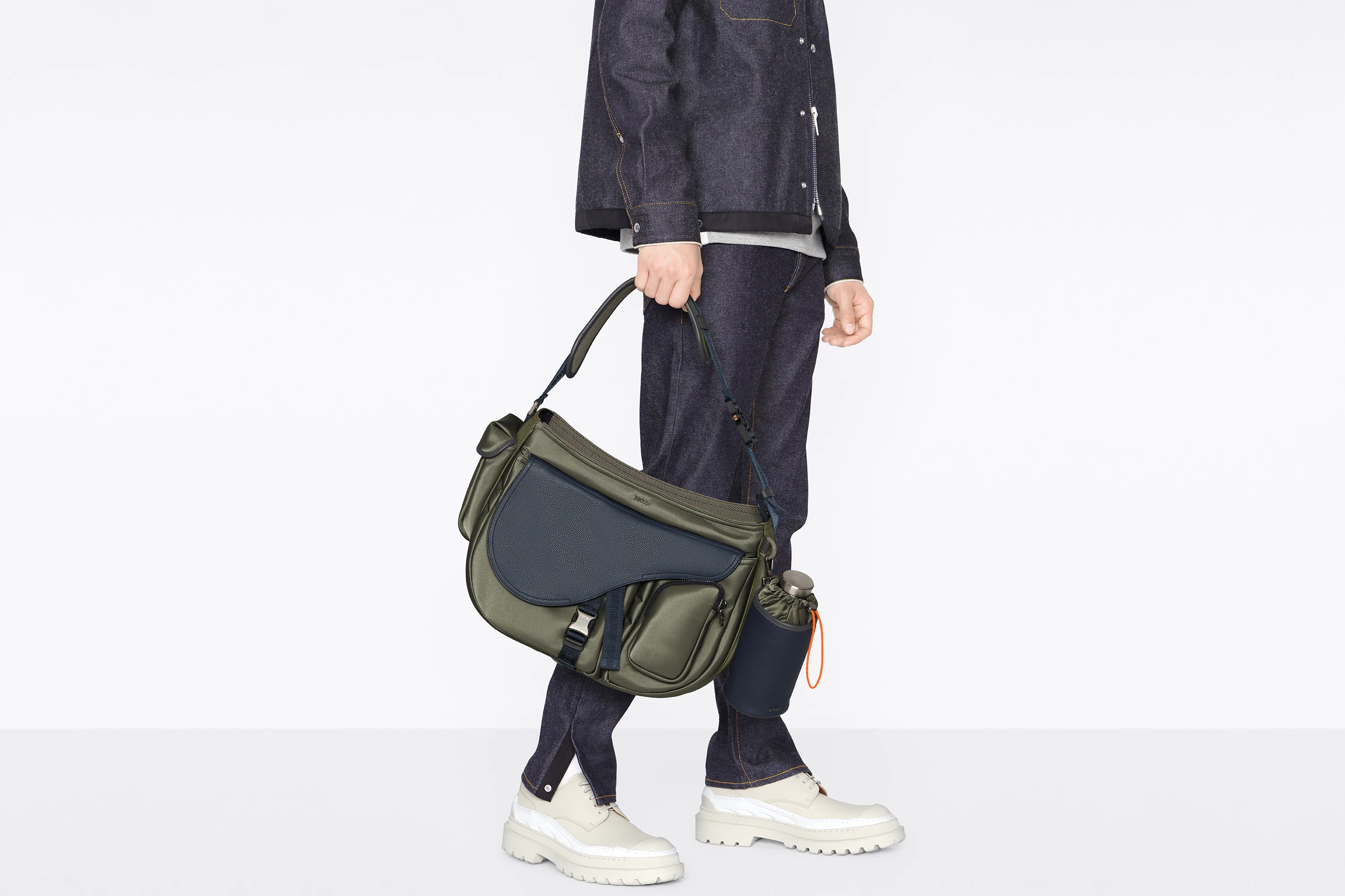 DIOR AND SACAI Saddle Soft Bag - 7