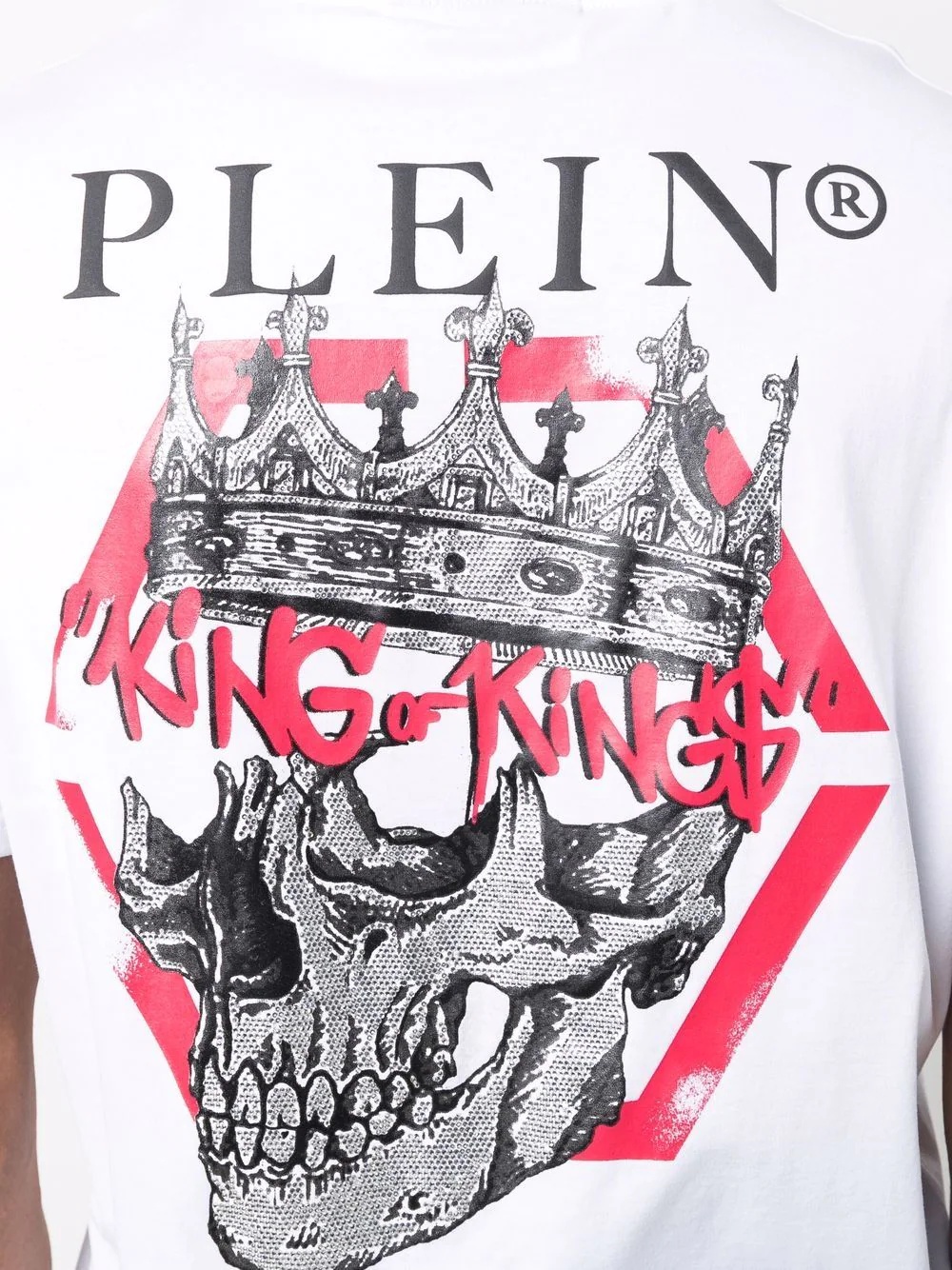 King skull-graphic logo-print T-shirt - 6