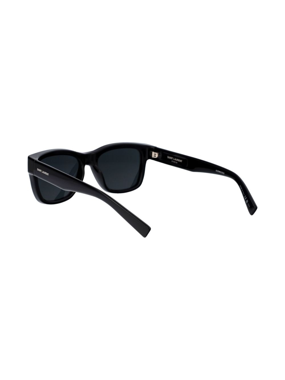 logo-print wayfarer-frame sunglasses - 4