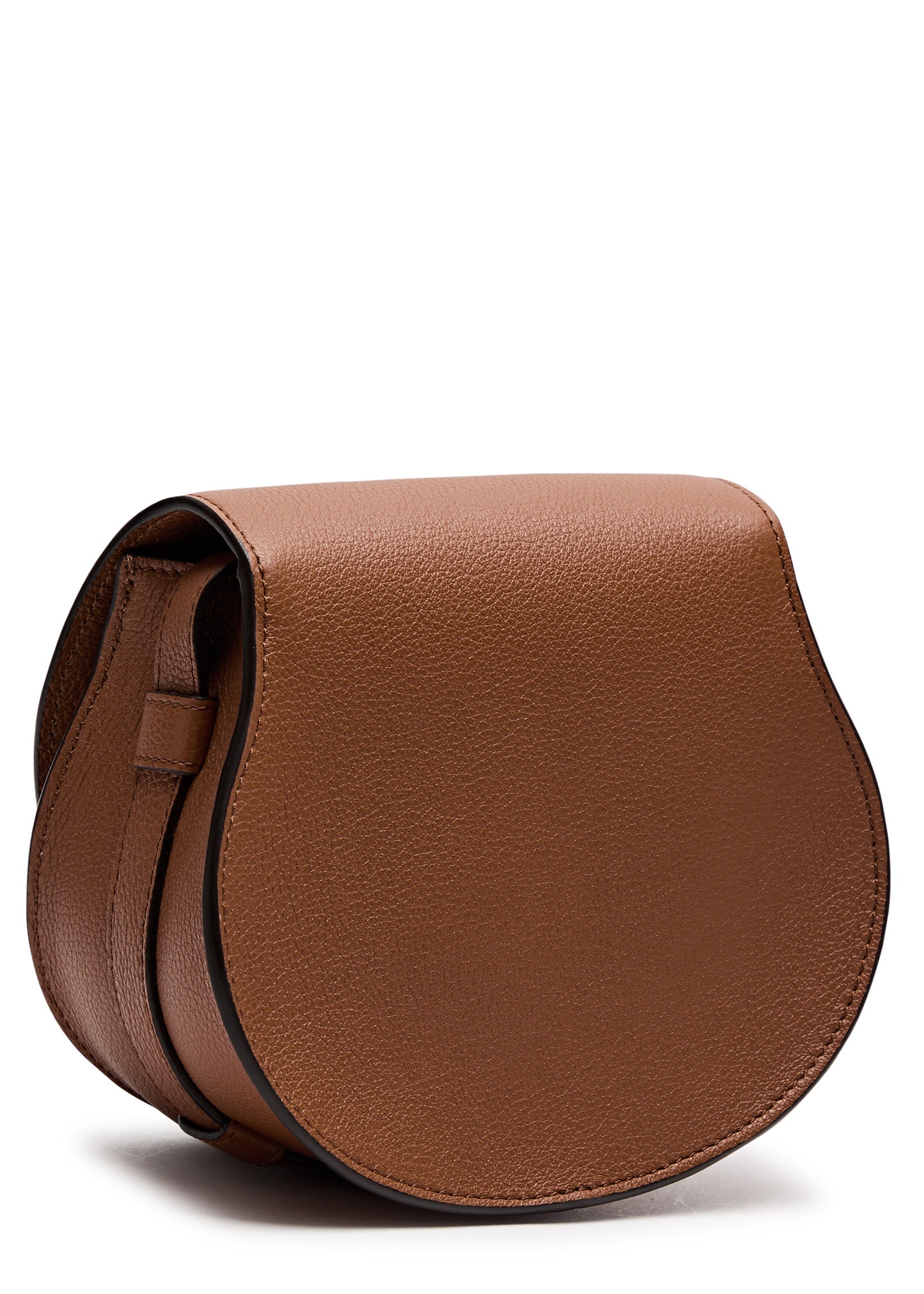 Marcie small leather saddle bag - 2