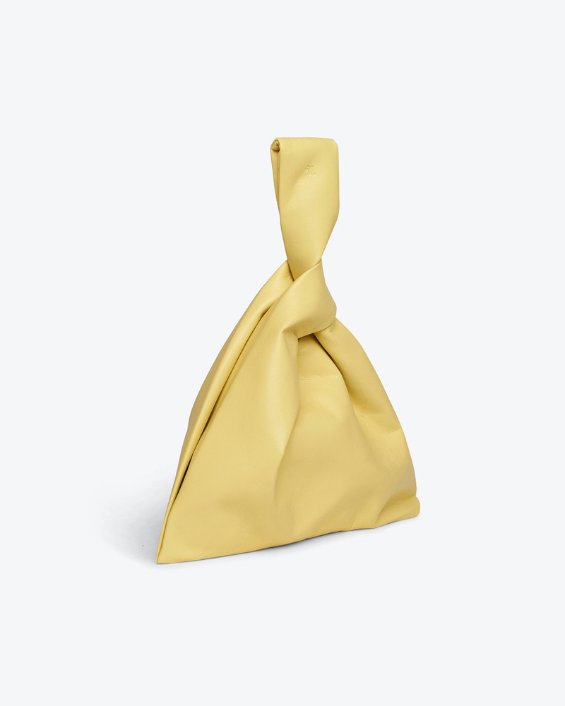 Nanushka JEN - OKOBOR™ alt-leather clutch - Yellow outlook