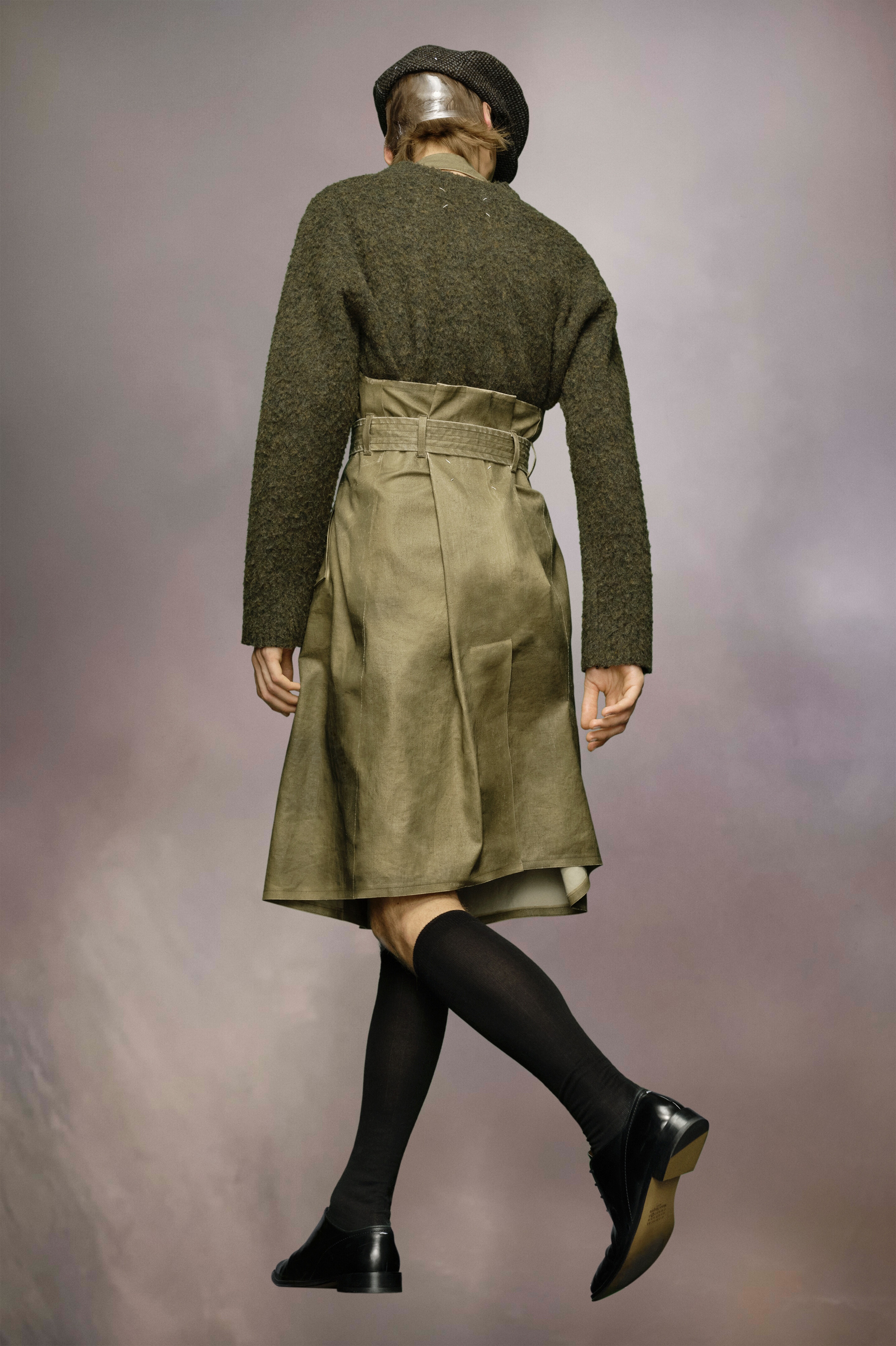 Waxed cotton dress - 4