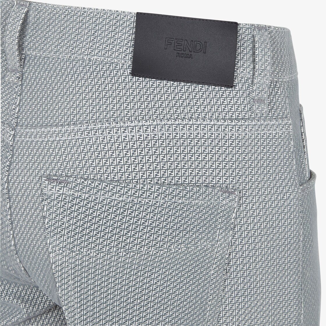 Gray denim jeans - 3