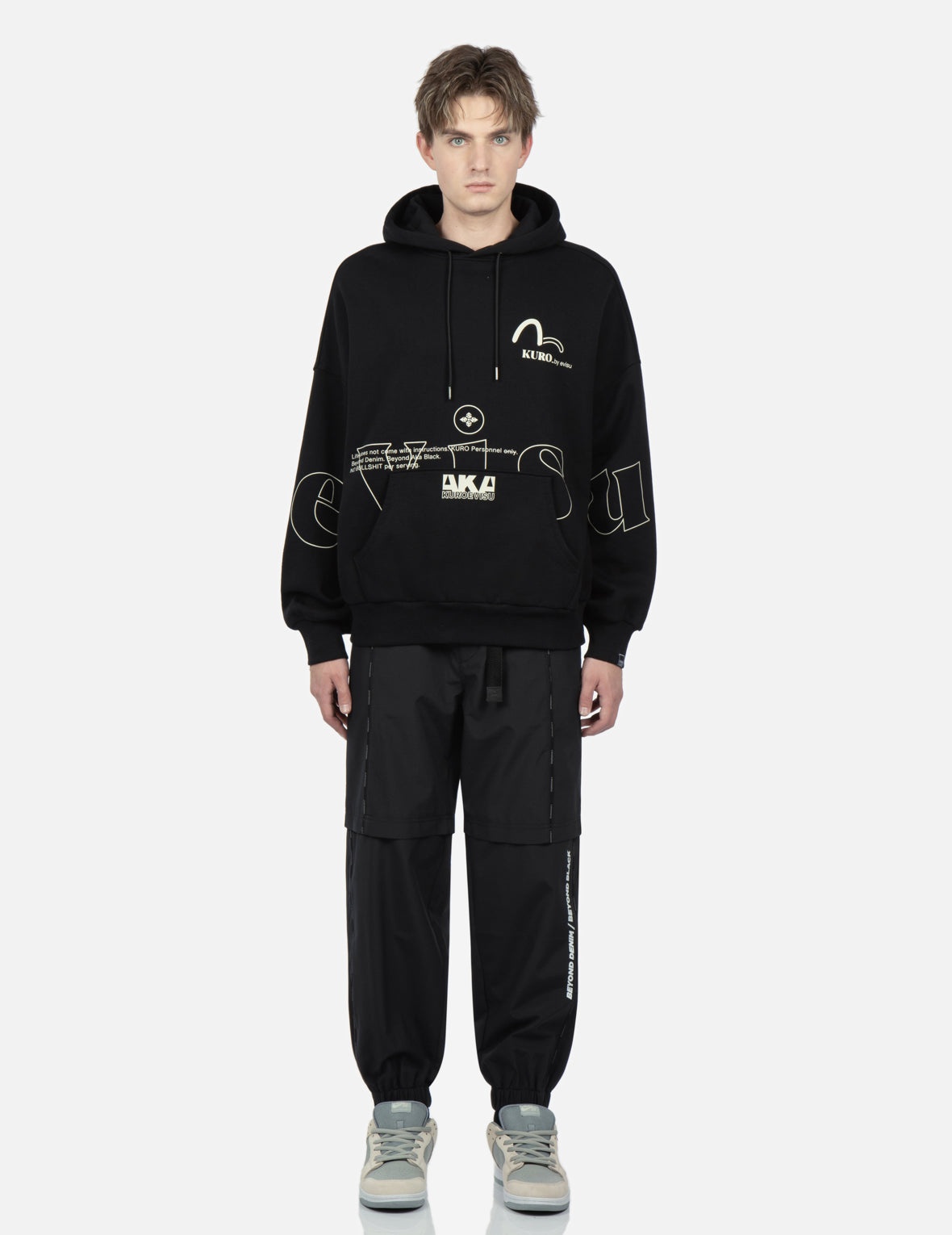 Logo Print Oversized Hoodie - 5